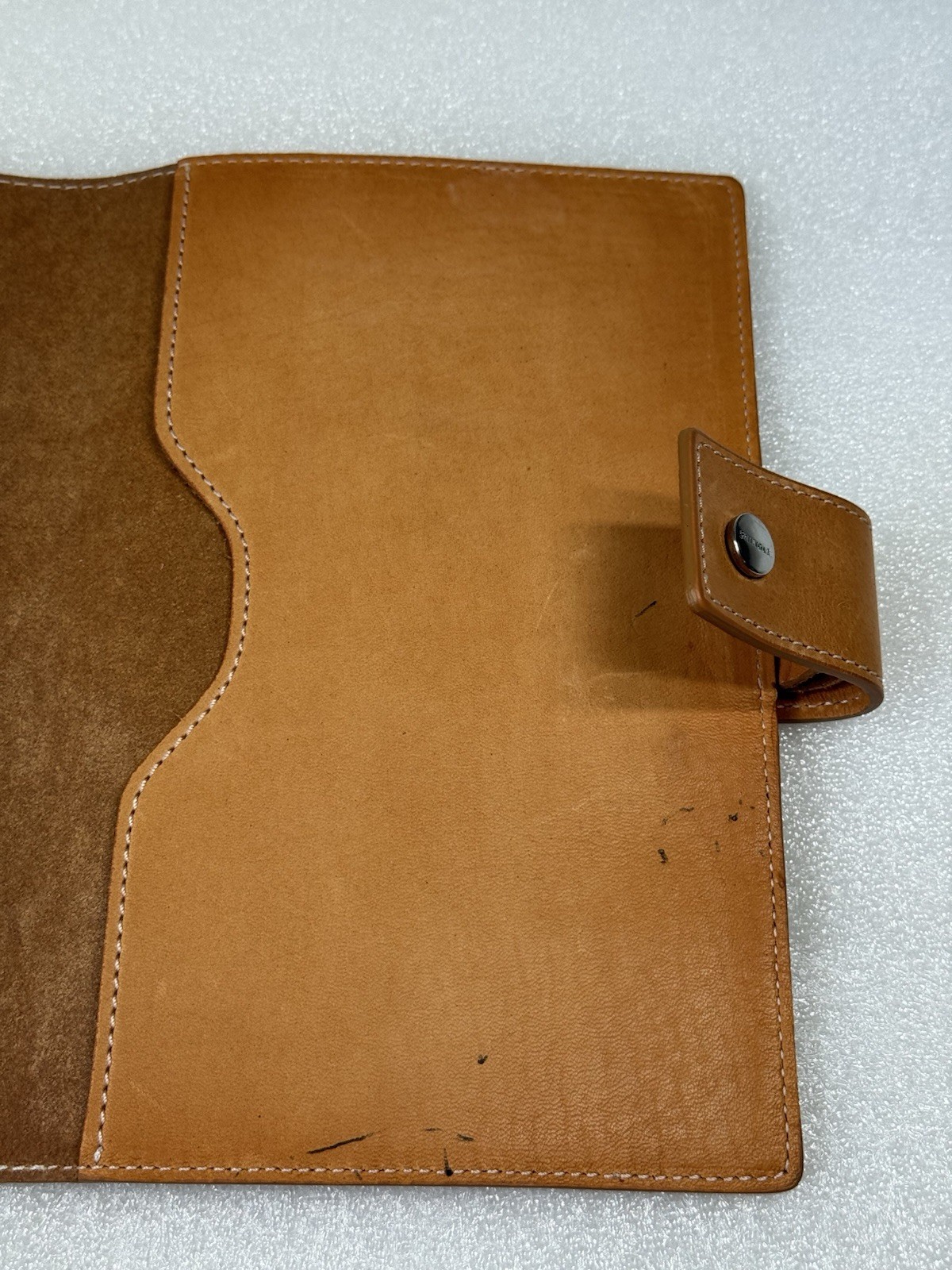 Shinola Detroit Portfolio Brown Horween Leather Case Folder Wallet Organizer