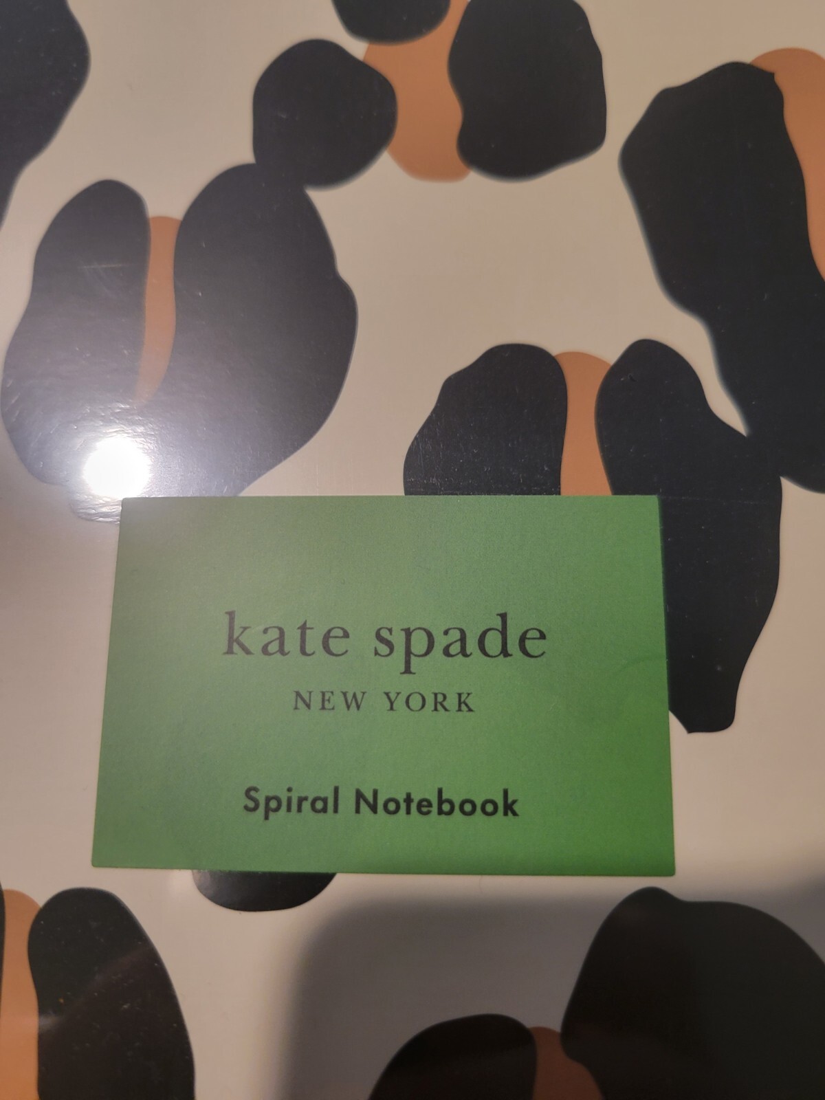 Kate Spade Top Spiral Notebook “Forest Feline” Lined – New Sealed