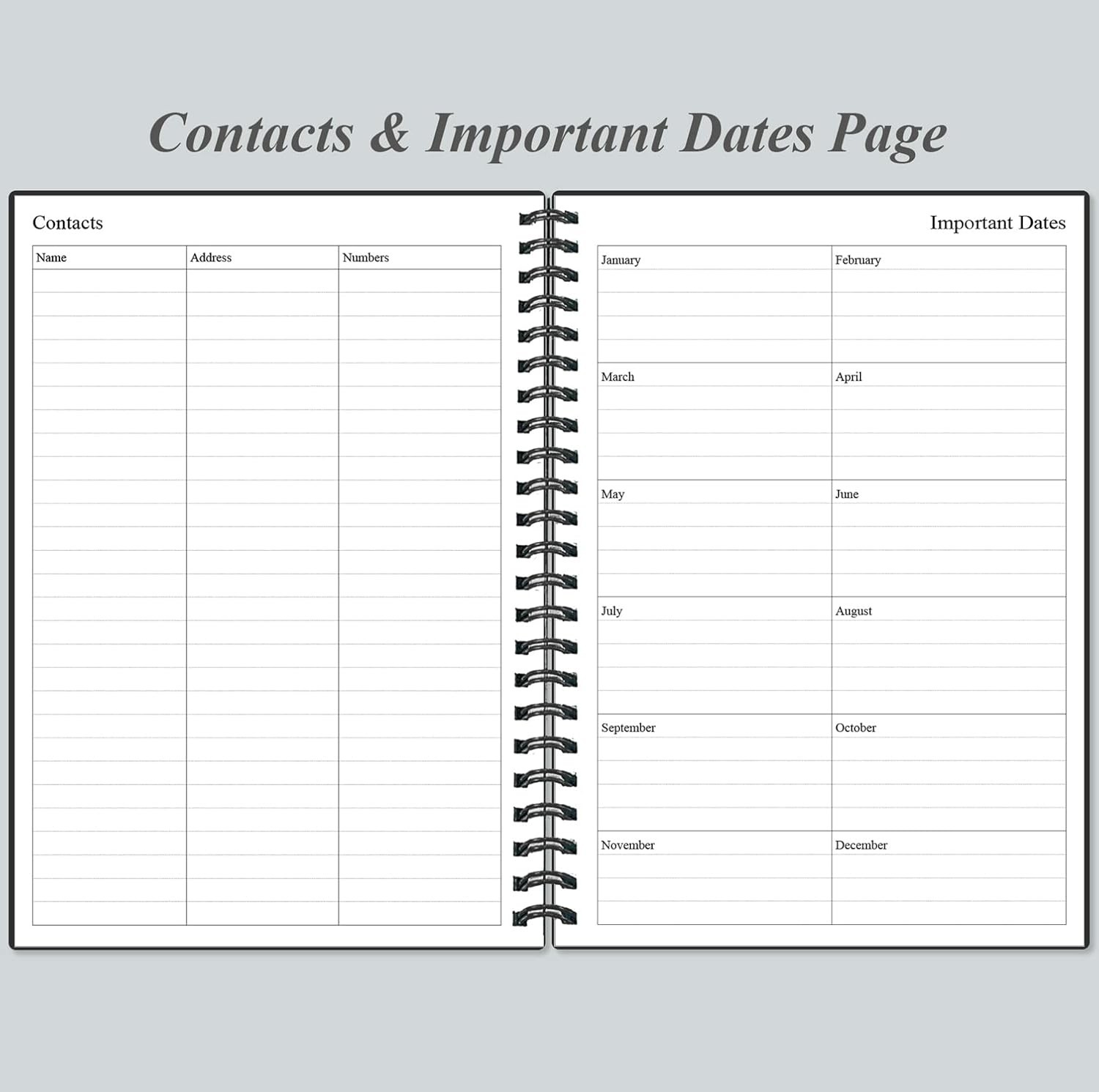 Daily Planner Undated – A5 To Do List Notebook Hourly Schedules, Spiral Appoi…