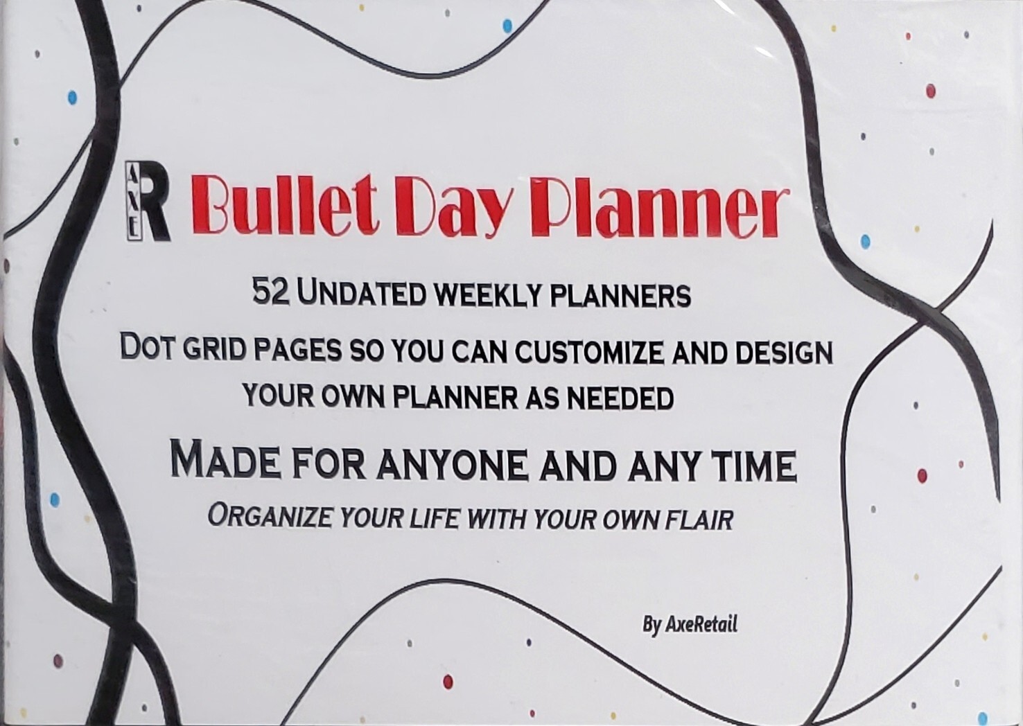 Dot Planner~Thick~110 gsm Paper~180 pg~Hard Cover~Undated