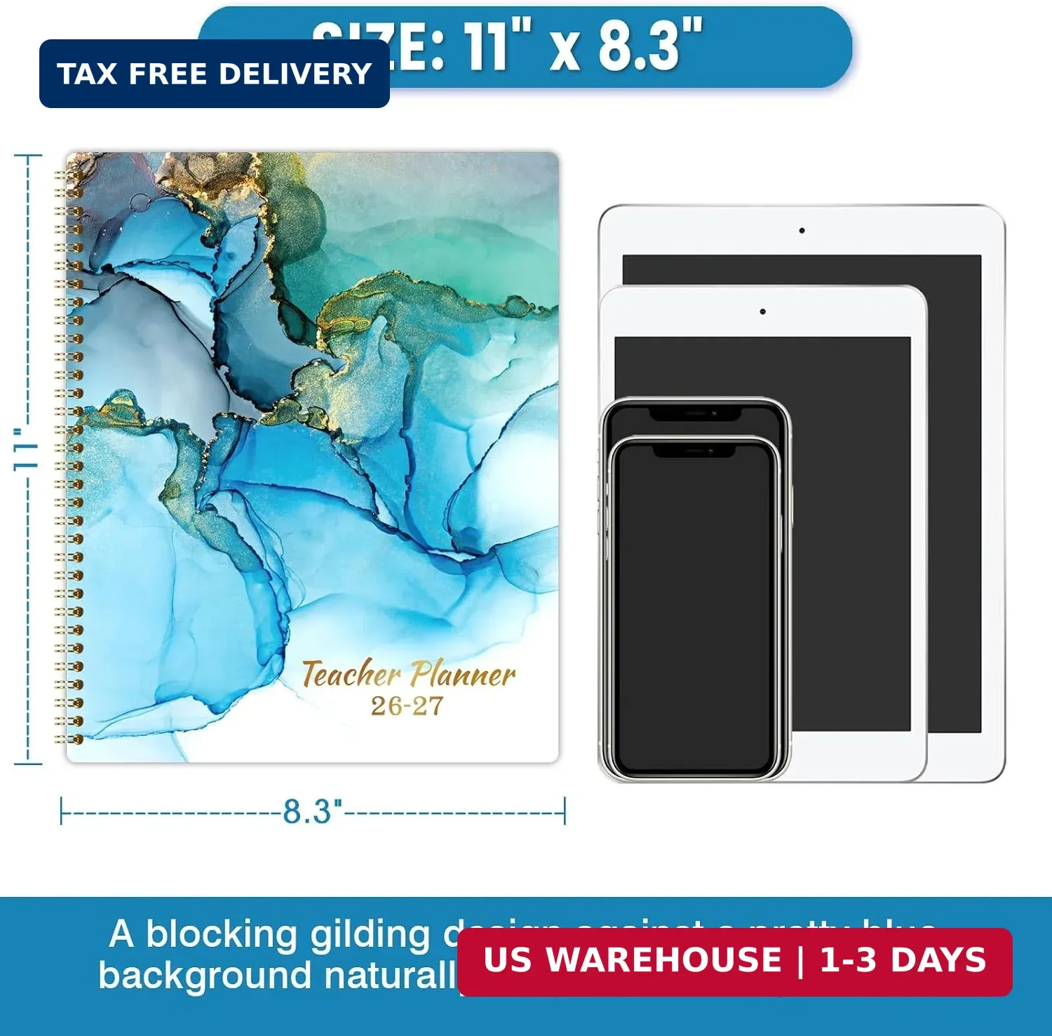 Teacher Planner 2026-2027 – Teacher Lesson Planner from July 2026 to June 2027,