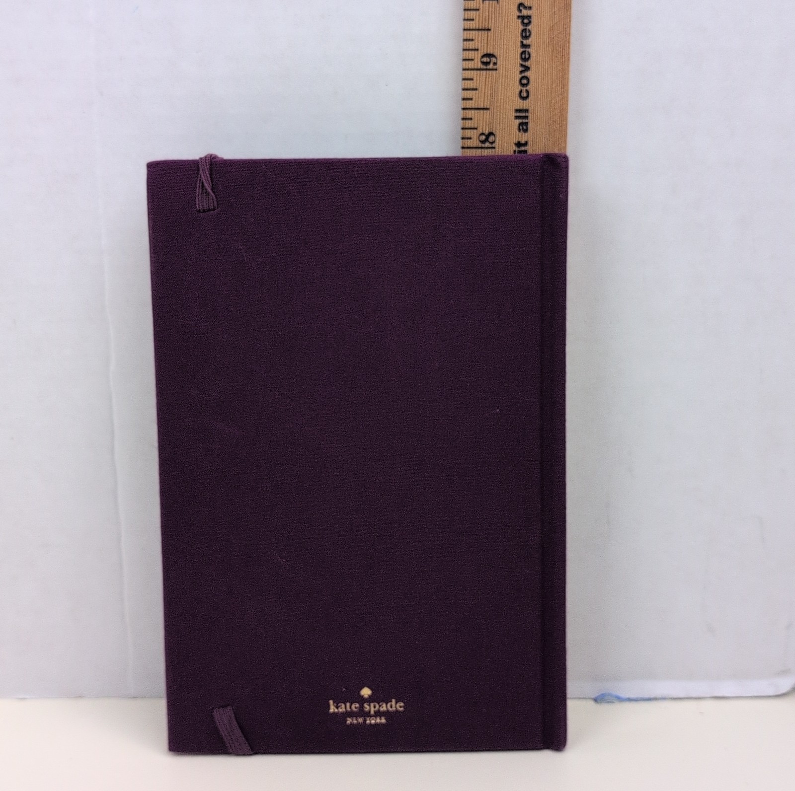 Kate Spade New York Bon Voyage Travel Journal Purple Hardcover Notebook Open Box