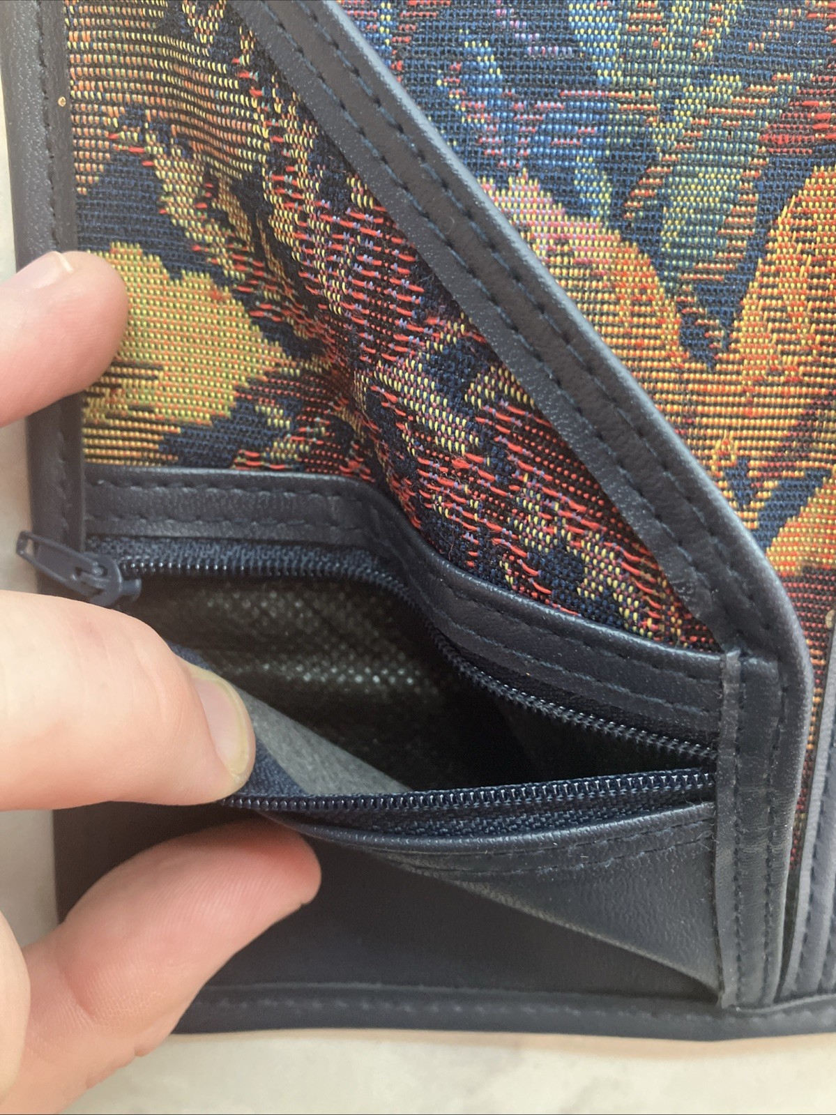 Vintage 90’s Day Runner Floral Tapestry Faux Leather Organizer 6 Ring Planner