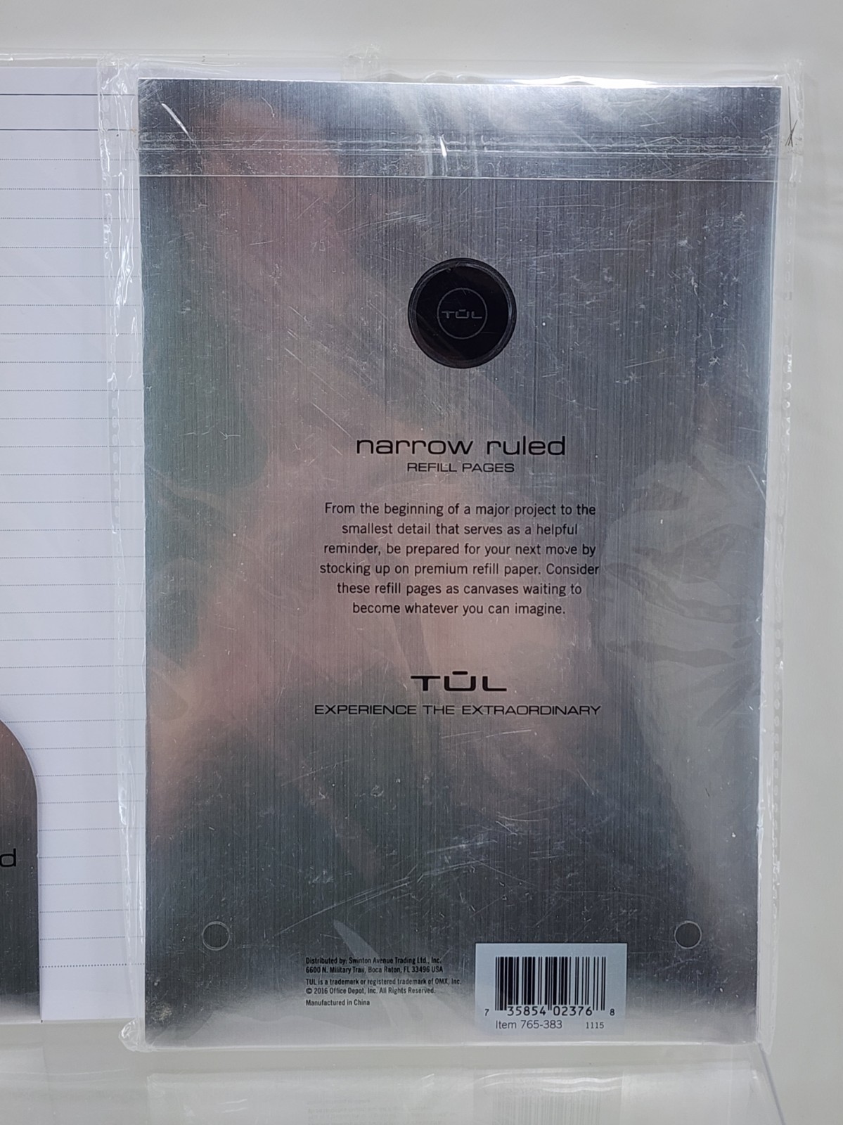 TUL Custom Note Taking Refill Pages Junior Size Narrow Rule 2 Packs of 50 Sheets