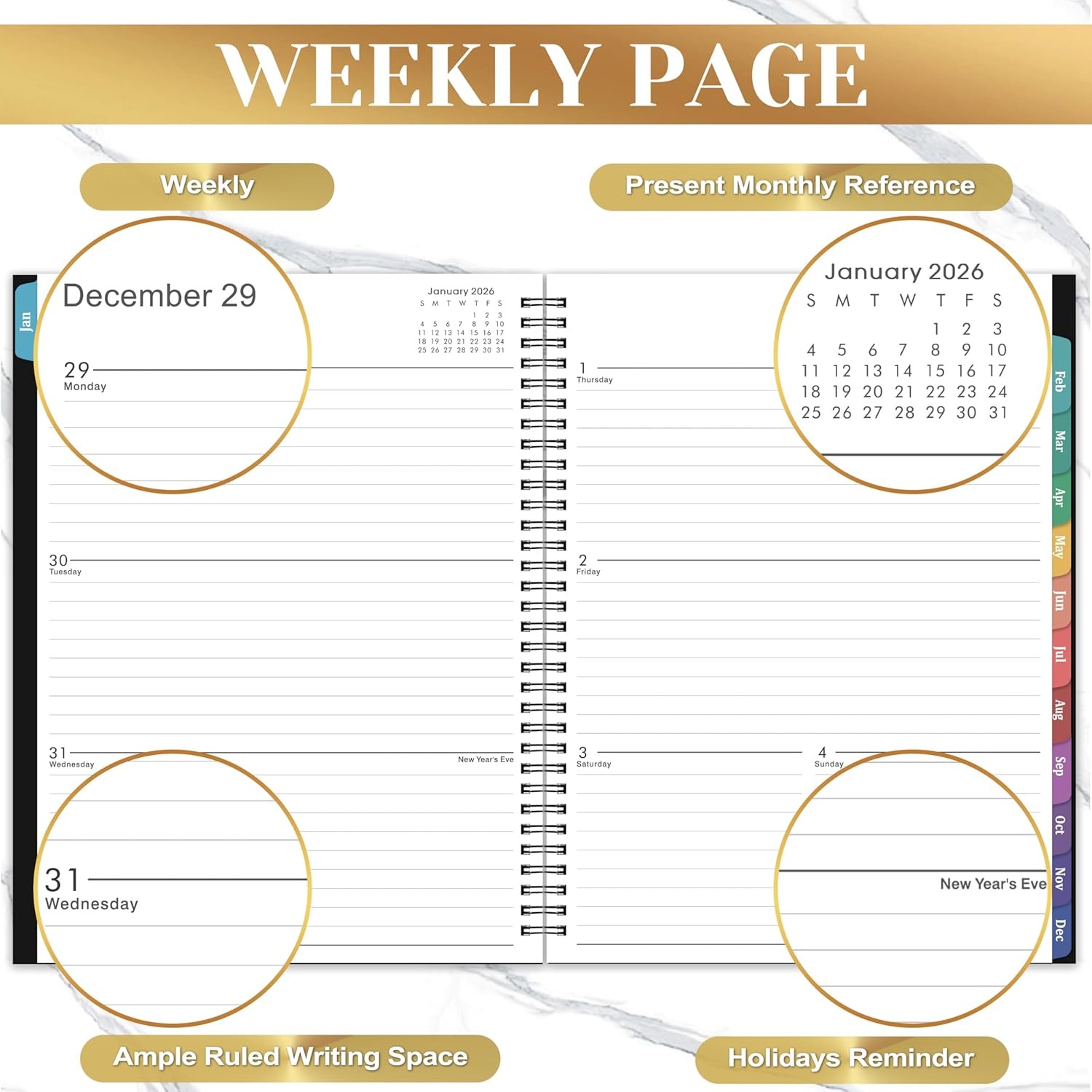 Planner 2026-2027 – Academic Planner 2026-2027, July 2026 – June 2027, 9″ x 11″,