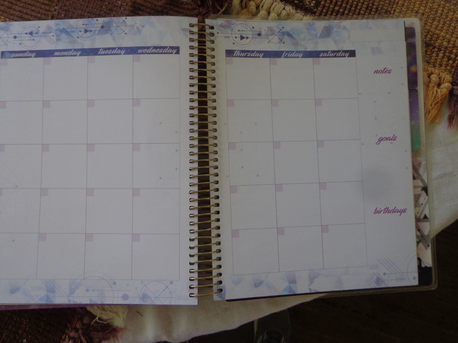 NEW – Stars Calendar and Notebook by Paper House 9.5 x 8