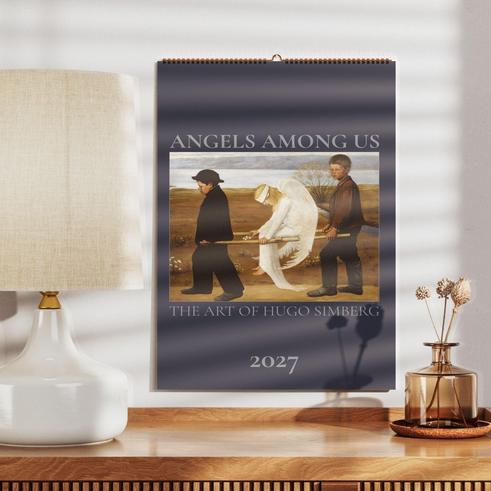 2027 Hugo Simberg Wall Calendar – Finnish Symbolist Art Gift, 11×16.5″
