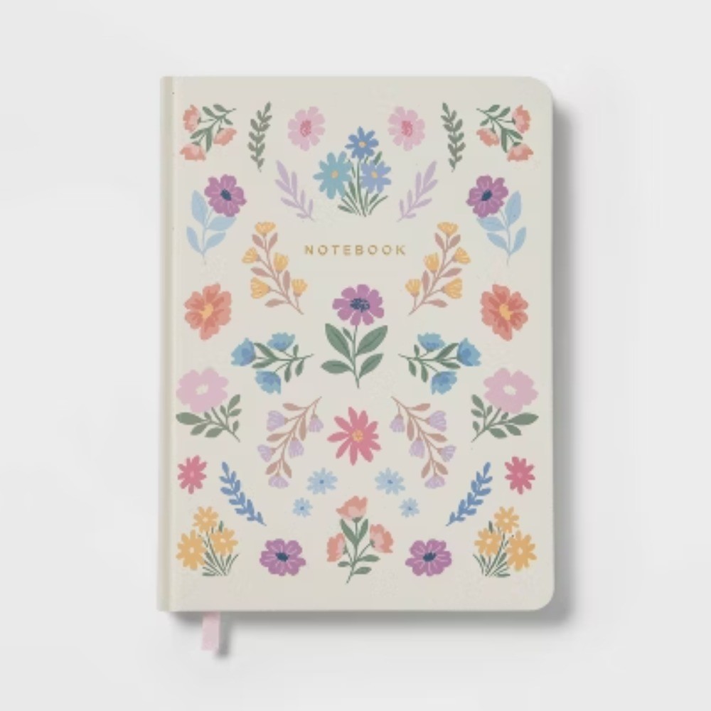 240 Sheet College Ruled Journal 7.75″x5.5″ Bookbound Floral