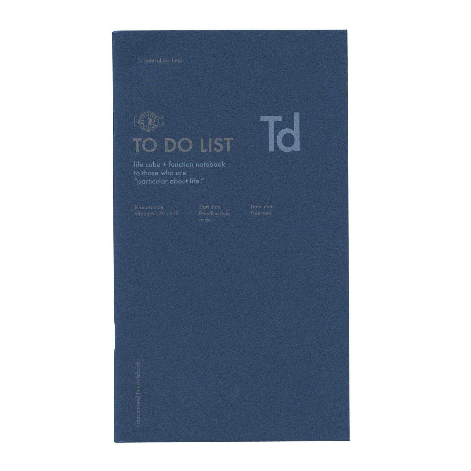 A5 Slim Function Notebook TO DO LIST United Bees LDNT-A5SF-1 Luddite
