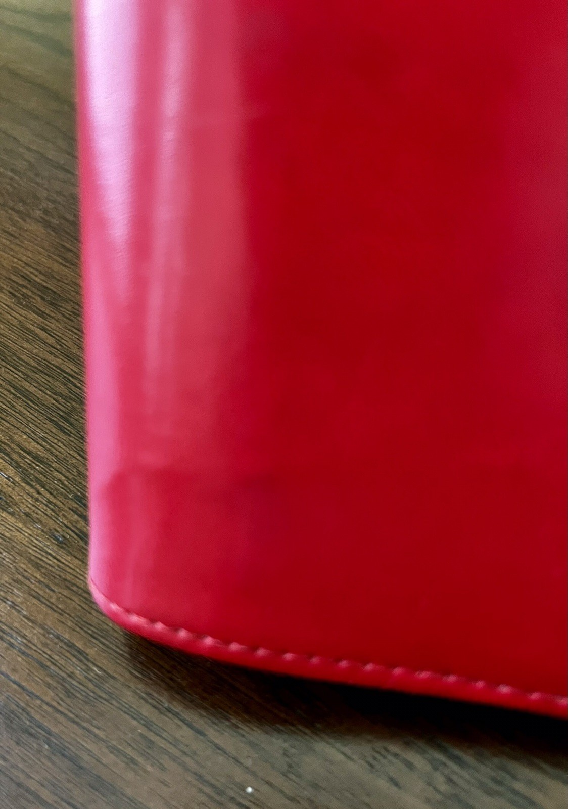 Vintage Filofax Personal Keswick 6-Ring Organizer Planner Red EUC