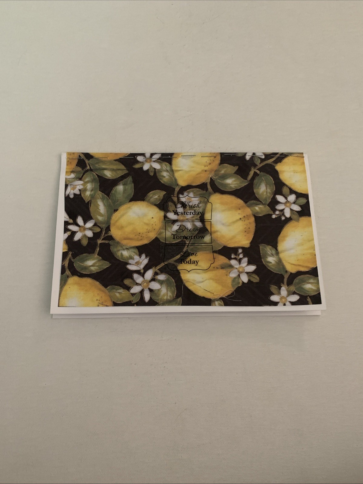 Lemon Citrus Handmade Journal – Mini Motivational Pocket Notebook for Women