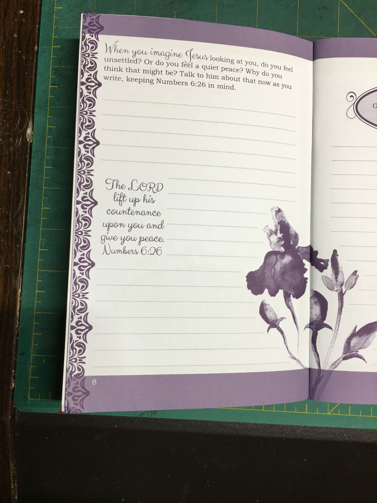 Genuine handmade Leather Prayer Journal w/ pen – the Woman God Sees, KJV or ESV