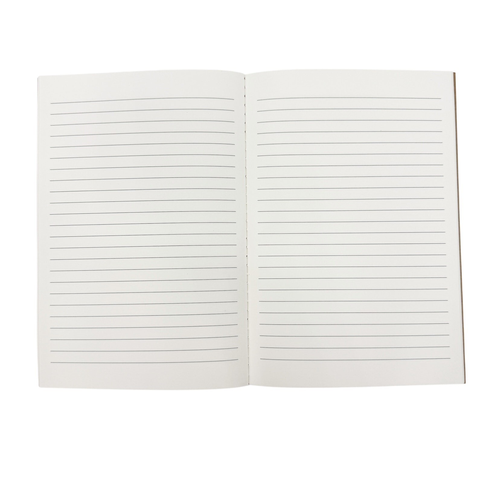 pack of 4 brown Kraft Cover 8″ x 5.5″ Notebooks with 60 lined pages ivory sheets