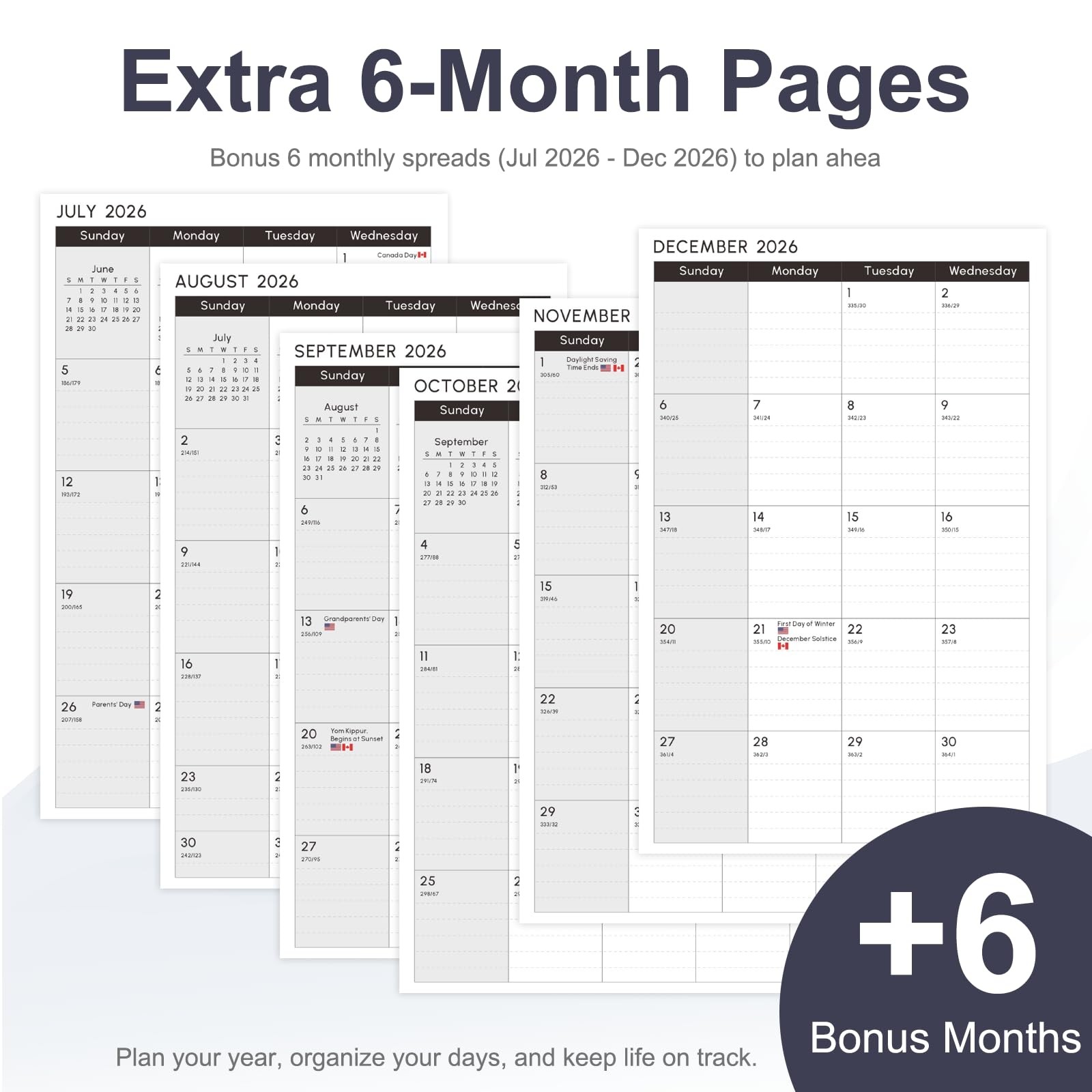 2027 Planner, Weekly And Monthly Calendar Planner Book, Jan 2027 – Dec 2027