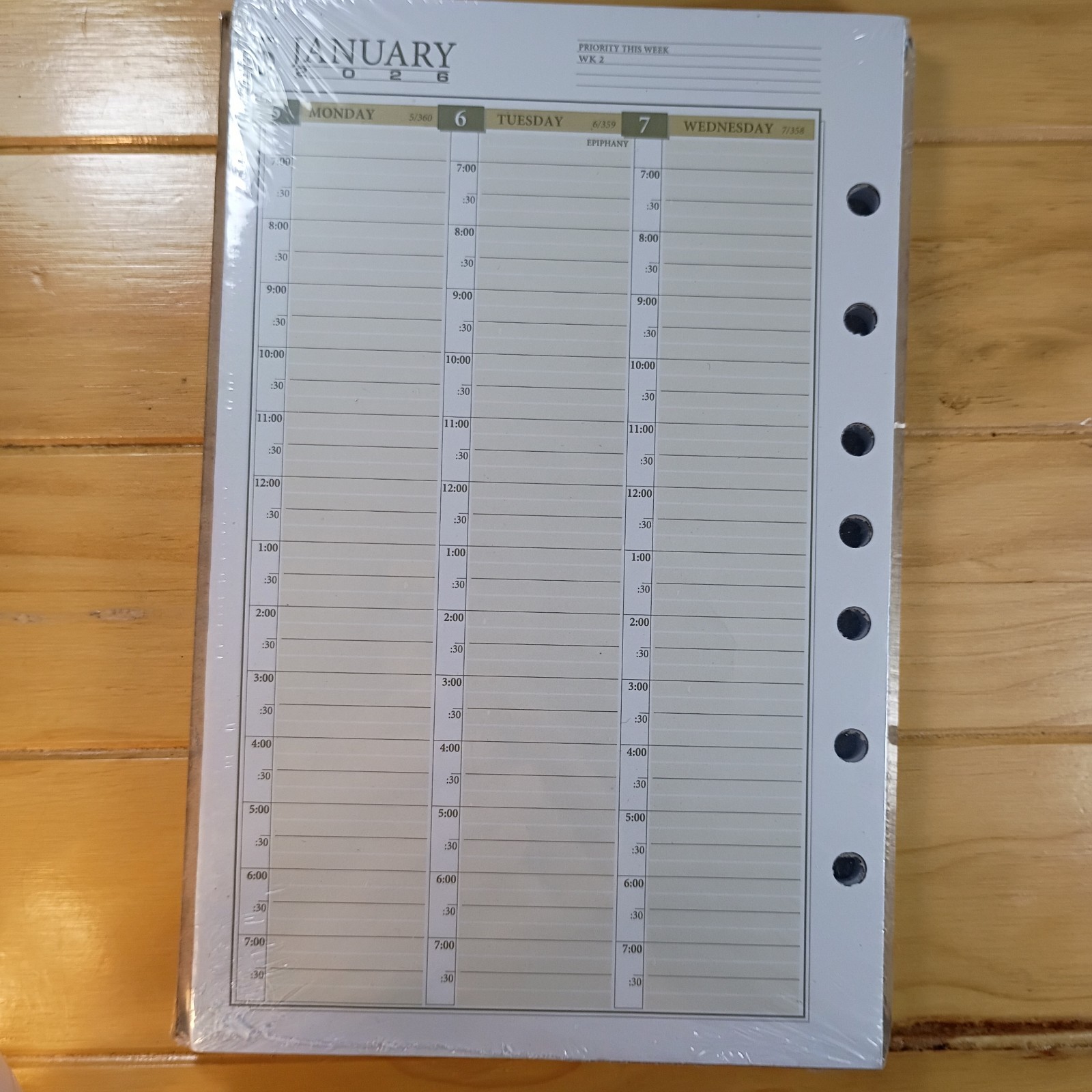 AT-A-GLANCE My Week 2026 With Monthly Calendars Size 4 Item #481-485 New