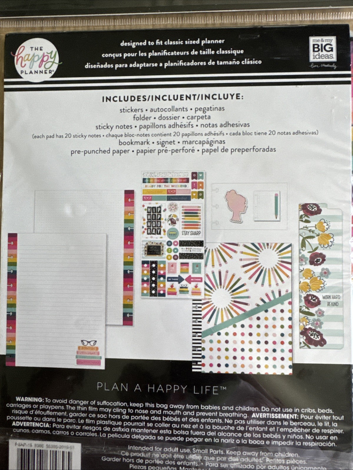 The Happy Planner Student Planner Accessories 99 Pieces – Sticky Notes Set