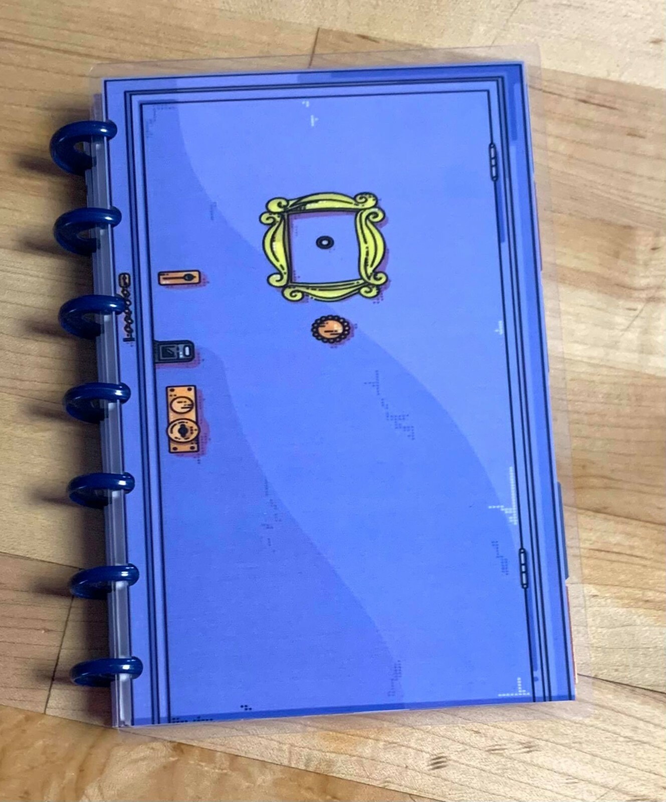 Friends Inspired Purple Door Cover Set for use with the MINI Happy Planner-