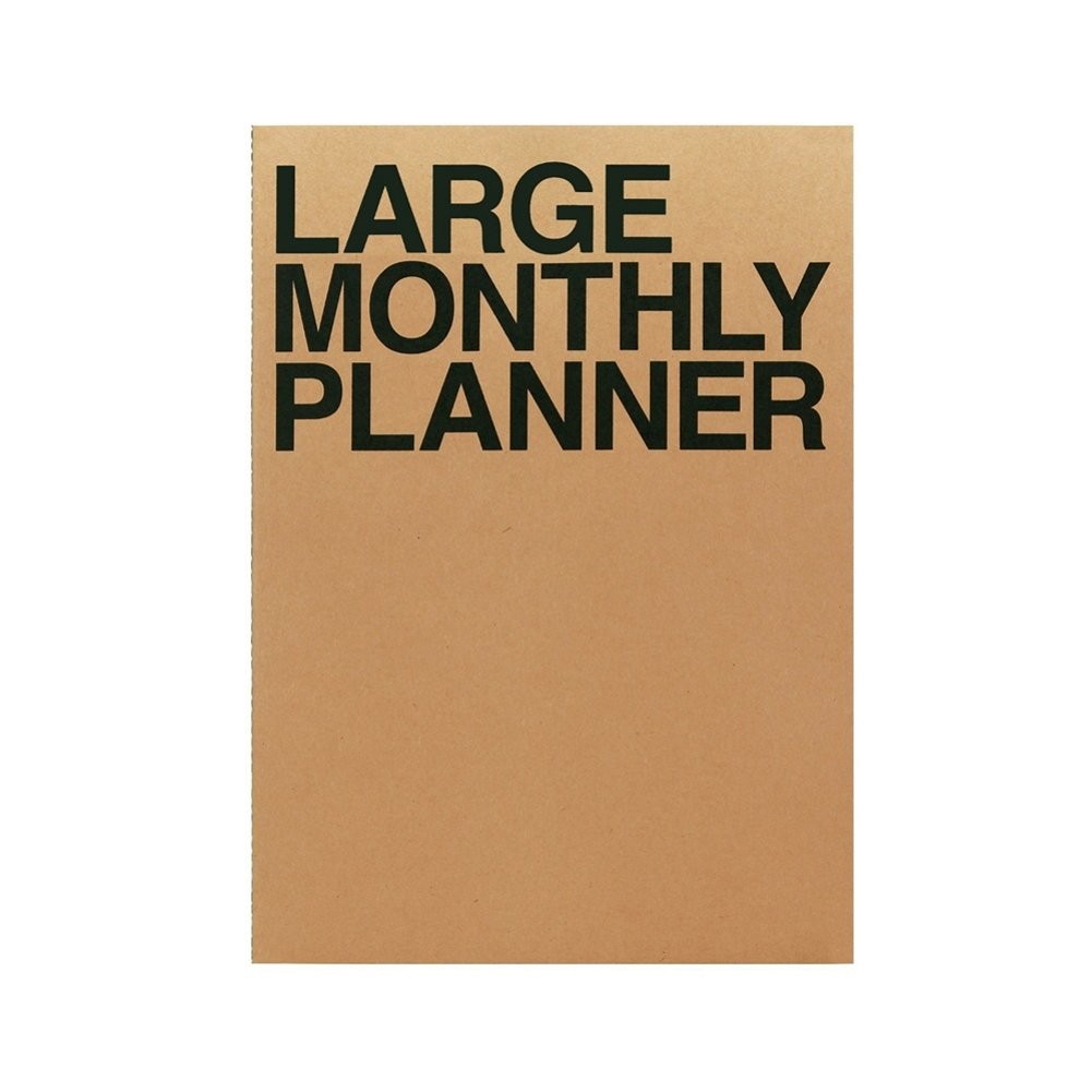 JSTORY Large Monthly Planner Lays Flat Undated Year Round Flexible Cover Goal…
