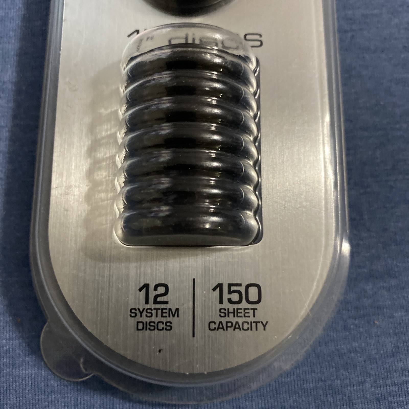 TUL 1” Discs 12 Black Discbound Notebook Expansion Discs NEW 150 Sheet Capacity