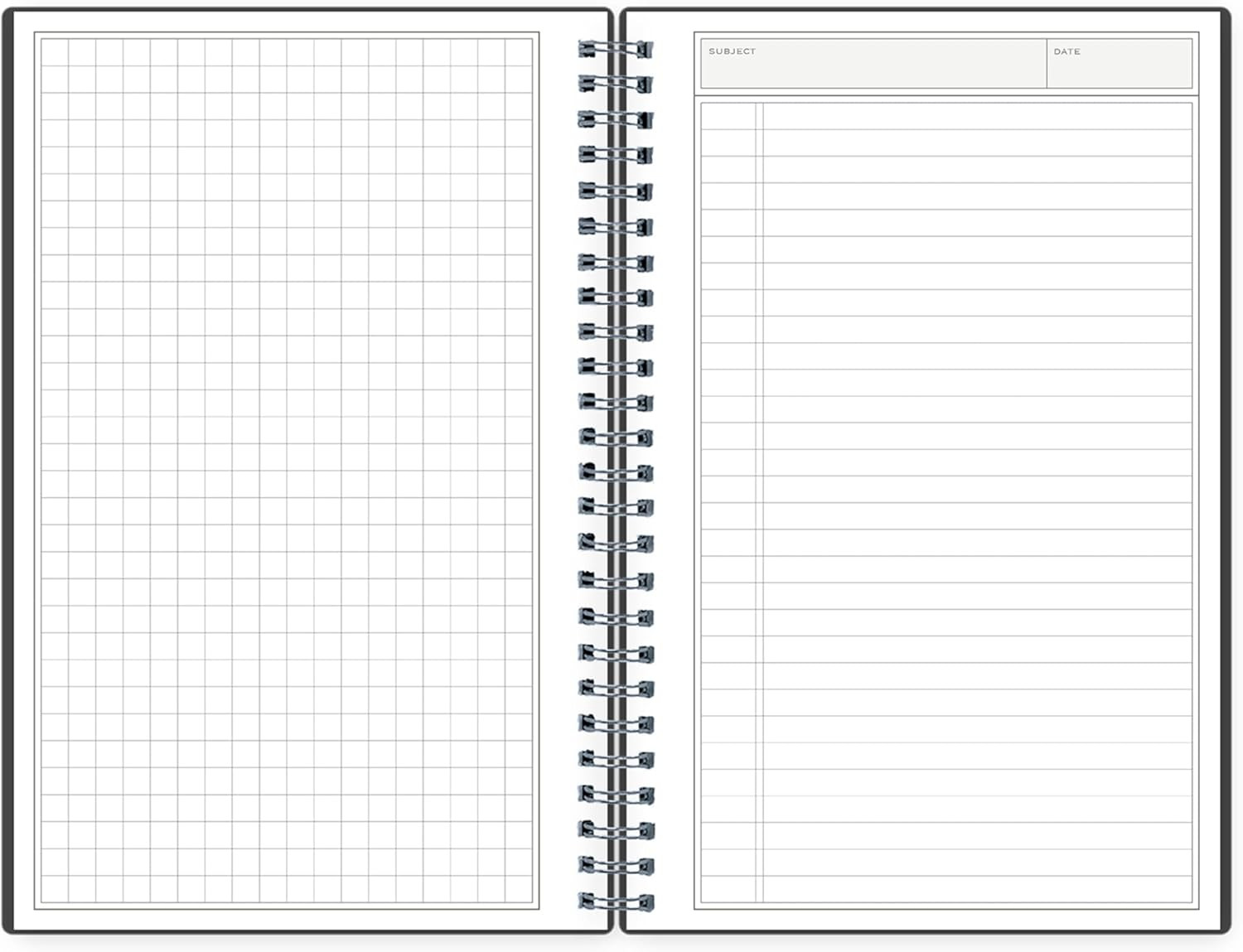 Undated Daily Planner, Flexible Cover, Twin-Wire Binding, 5.5″ X 8.5″, Passages