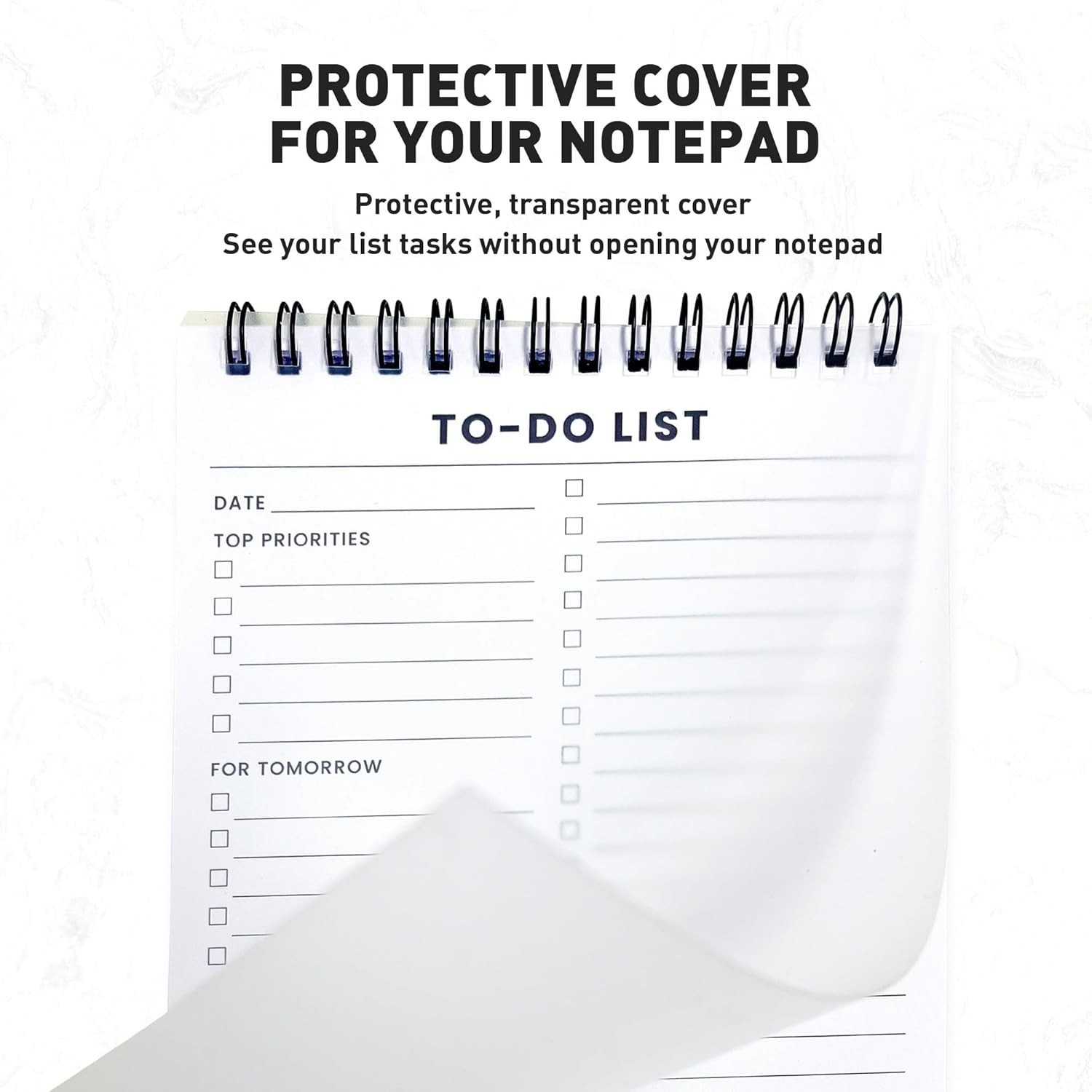 6 Pack To Do List Notepad – Spiral Daily Planner with 35 Ruled Sheets, 5.2×8″