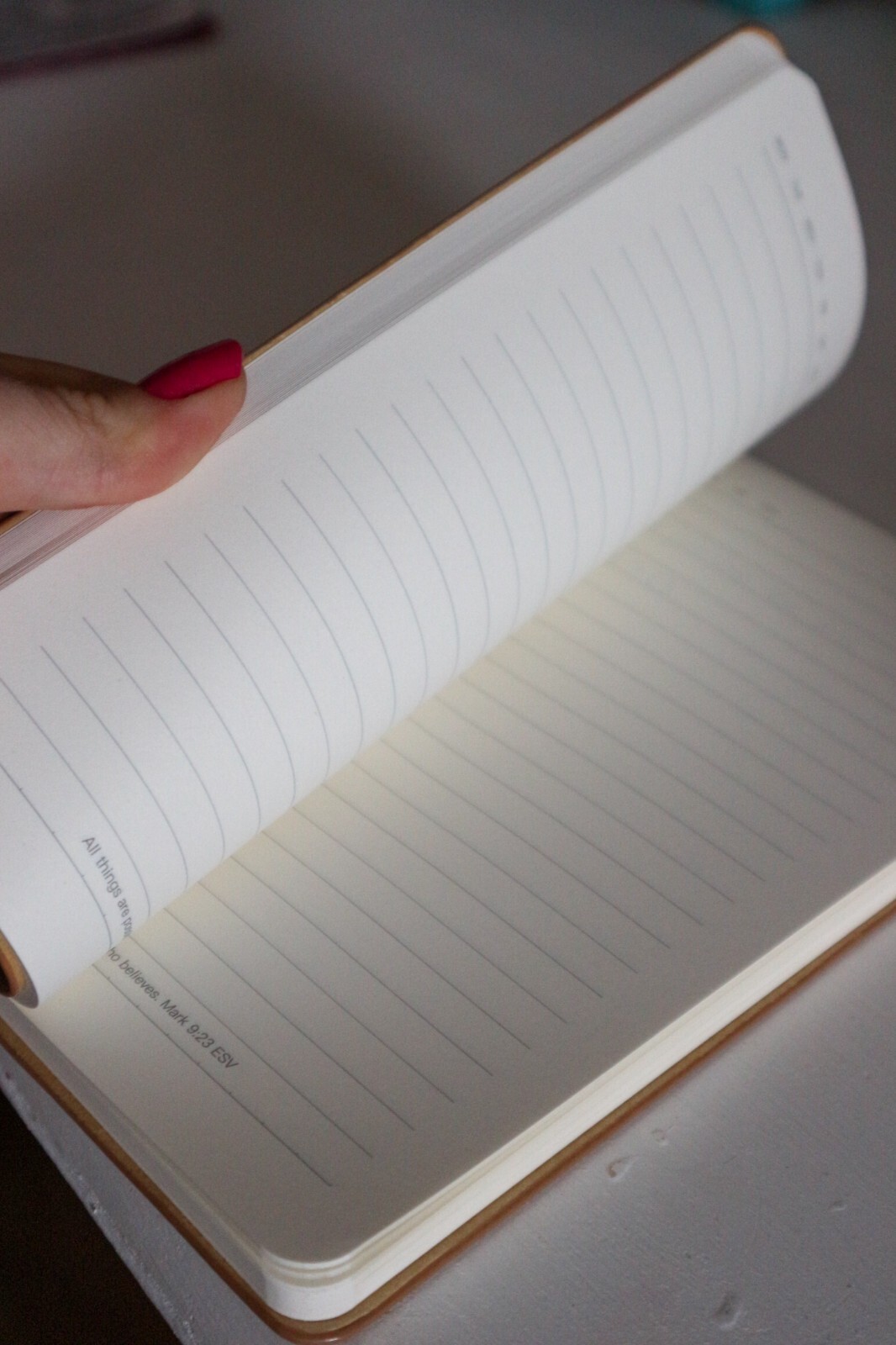 Journal Notebook | Leather College Ruled Notebook | 3 Colors | Christian Journal