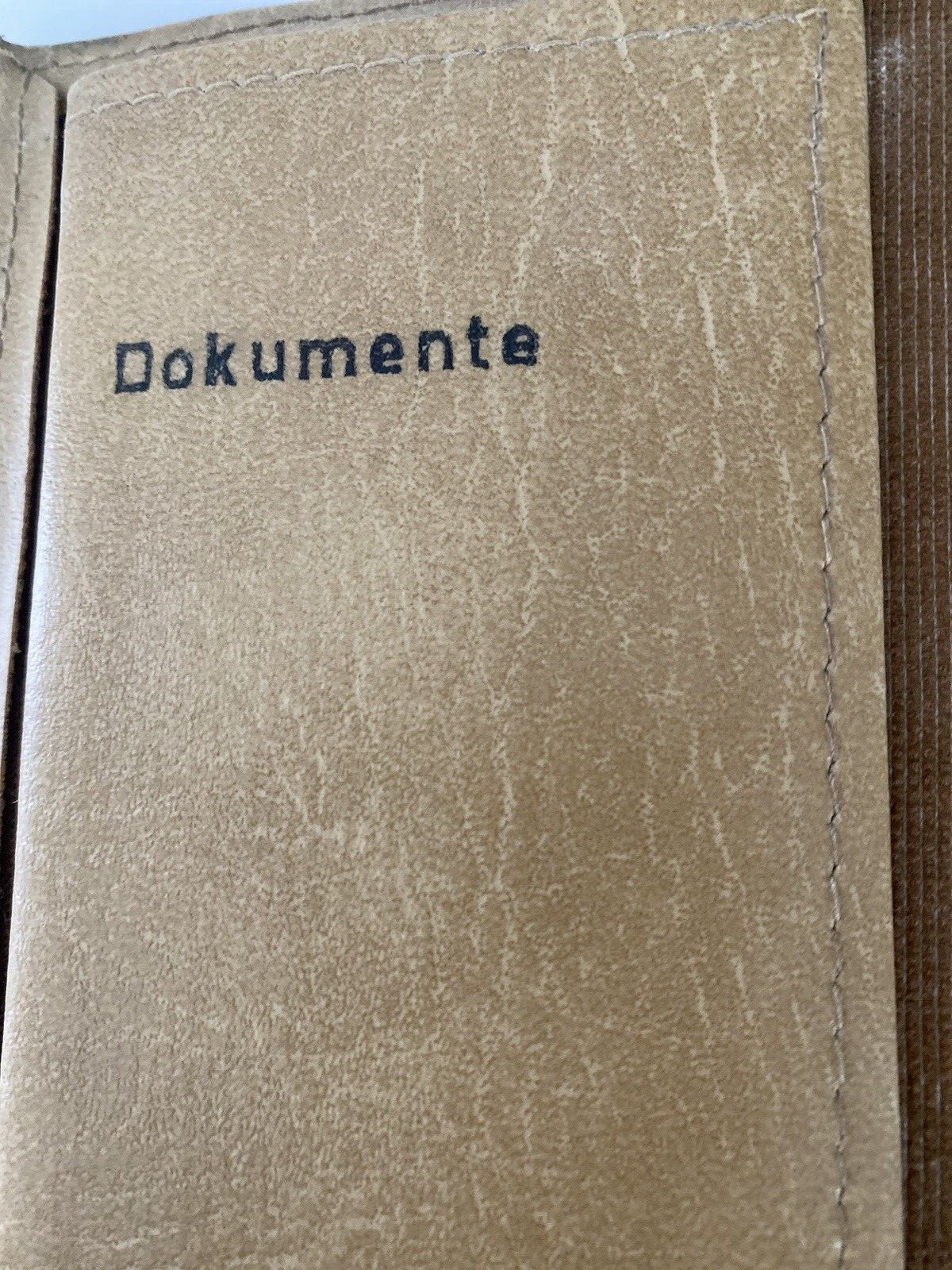 Vintage Business Leather Art Folio Padfolio Cover Embossed Tooled Deer Handmade