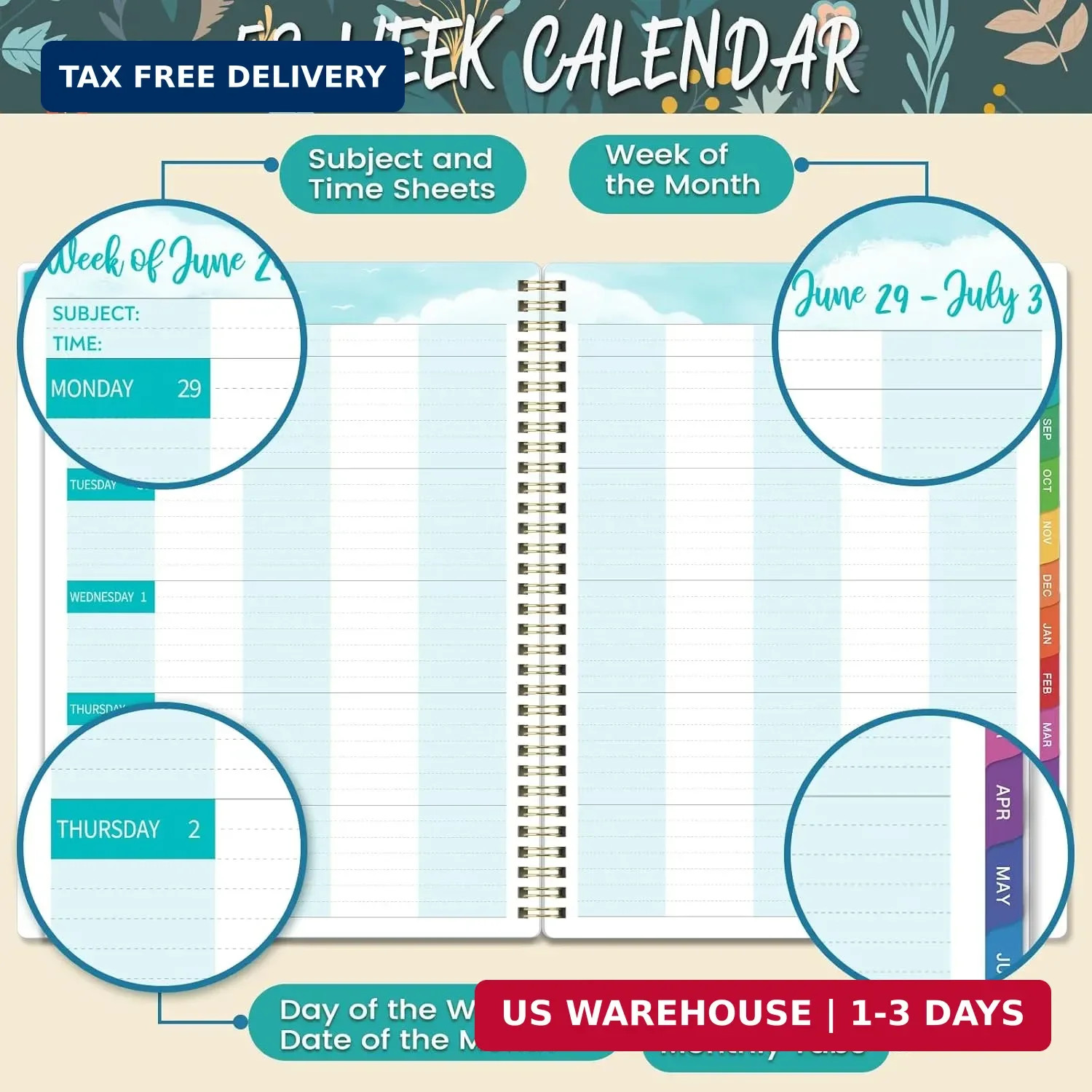 Teacher Planner 2026-2027- Teacher Planner, Teacher Lesson Planner from July 202
