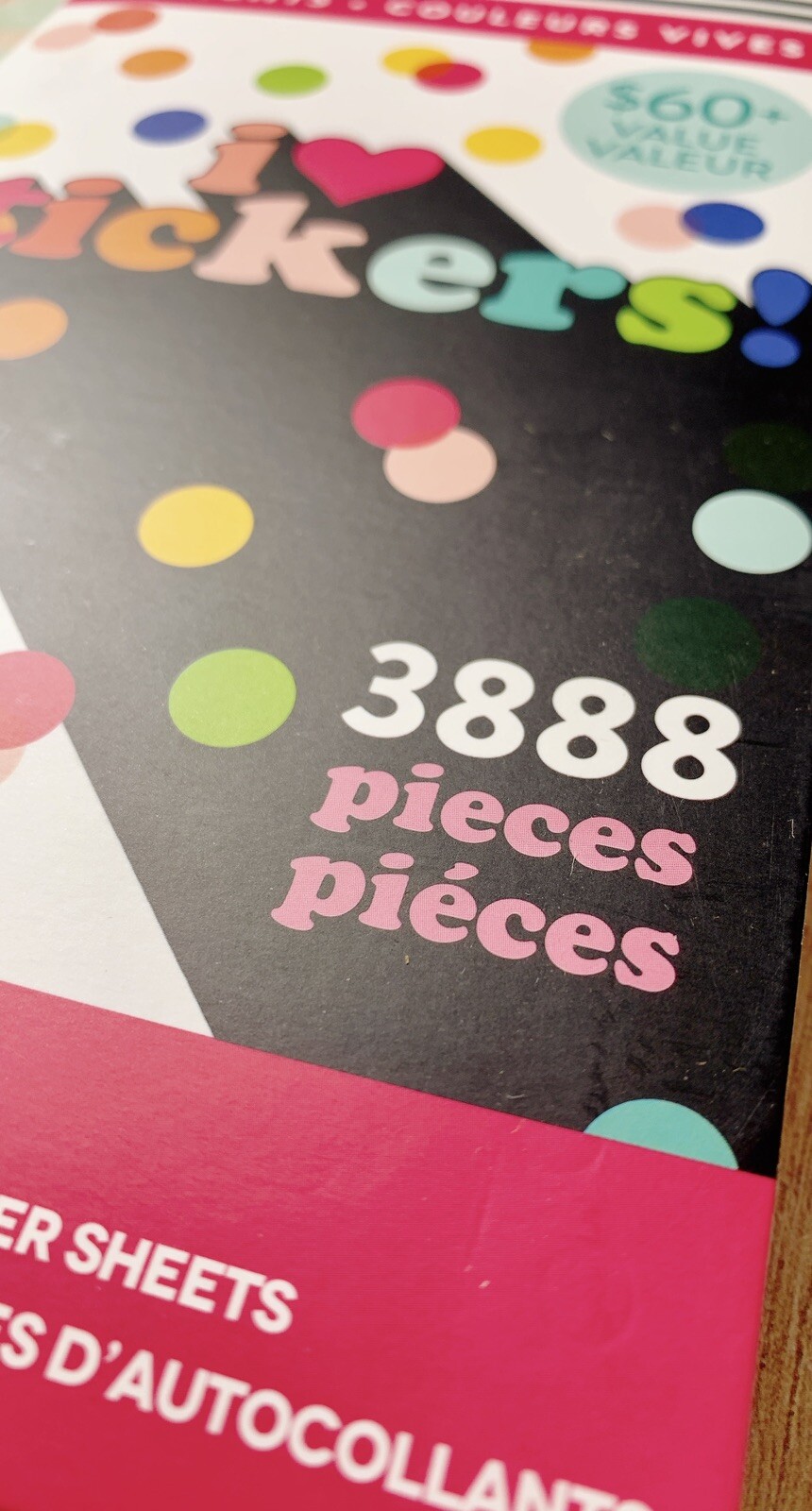 MAMBI Happy Planner Sticker Mega Pad 100 Sheets Value Pack Brights 3888 Pieces