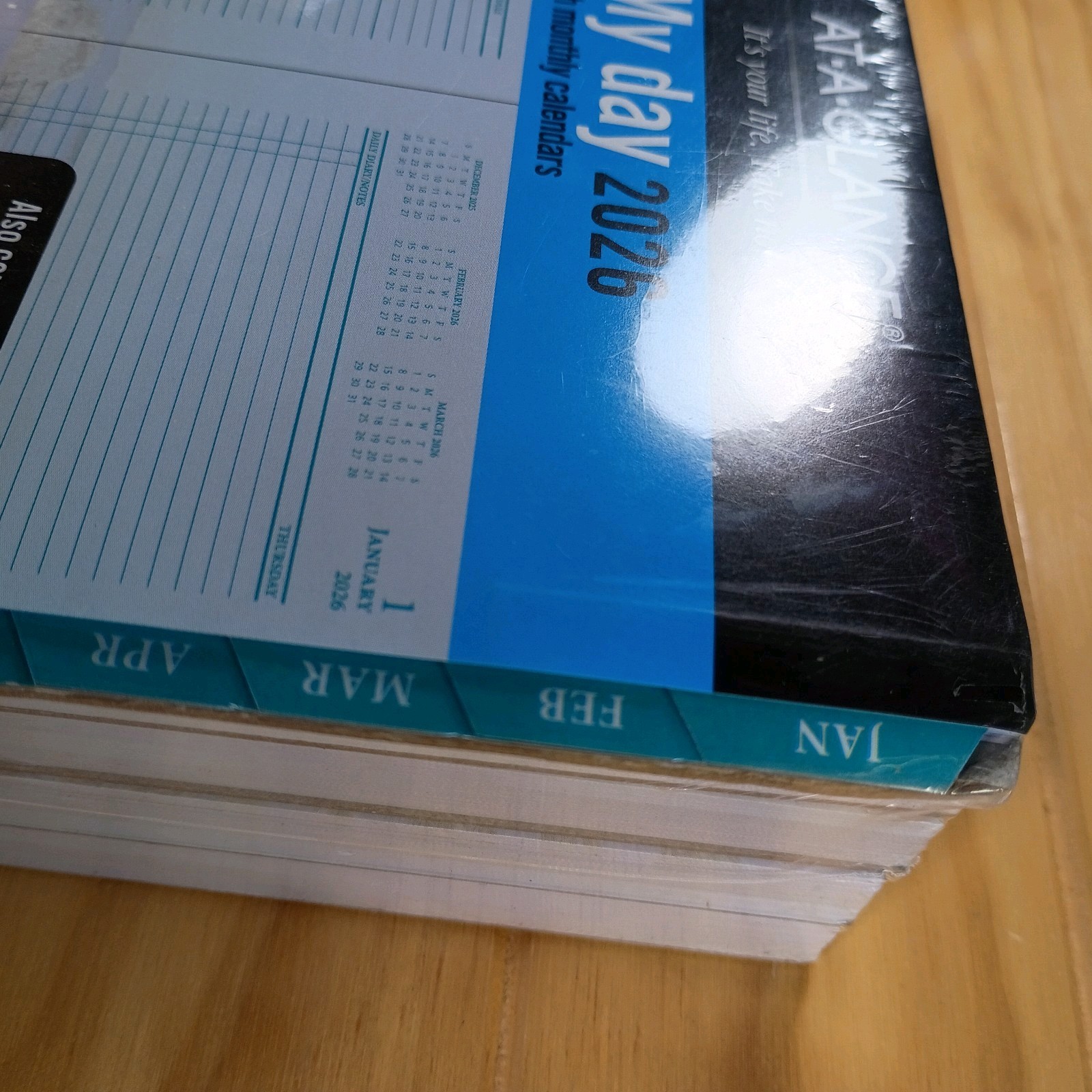 AT-A-GLANCE My Day 2026 With Monthly Calendar Size 4 Item #381-225 New.