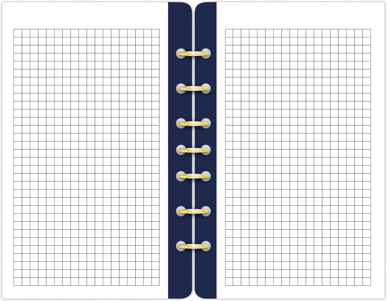 Simplified System by Emily Ley for , Undated One Page per Day Refill, 5-1/2″ X 8