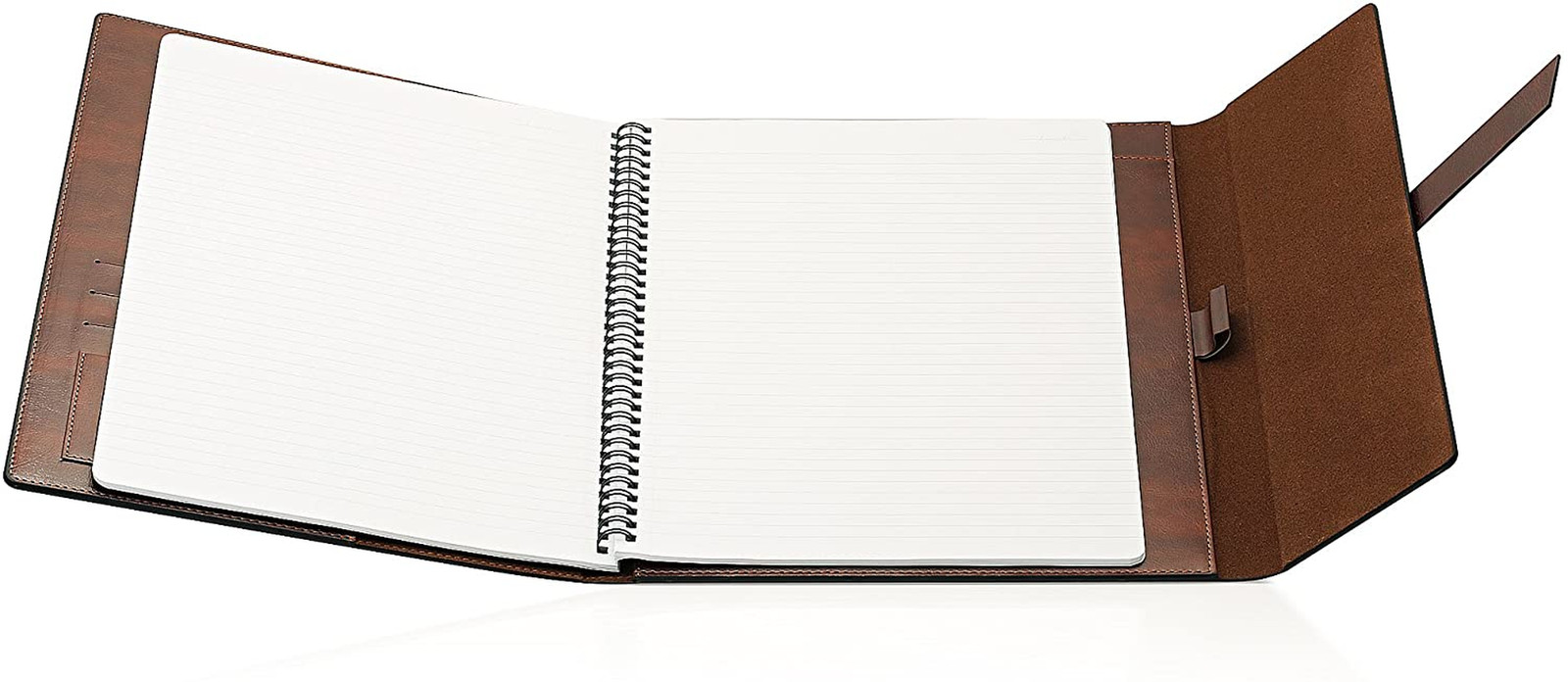 Padfolio Portfolio Folder – Slim Portfolio Folio Organizer Holder for Letter Leg