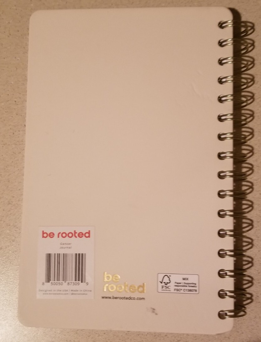 Be Rooted Zodiac (Cancer) Lined Journal Diary Book Hard Bound NEW