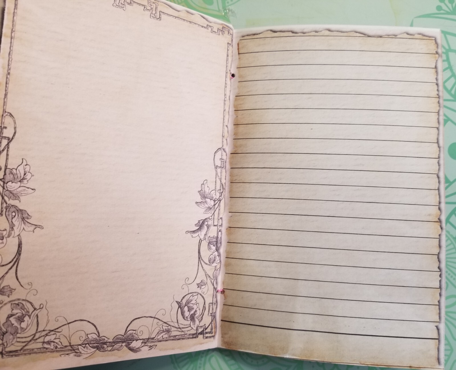 Junk Journal Blank Booklet “THE BALLERINA” HANDMADE Dance Ballet