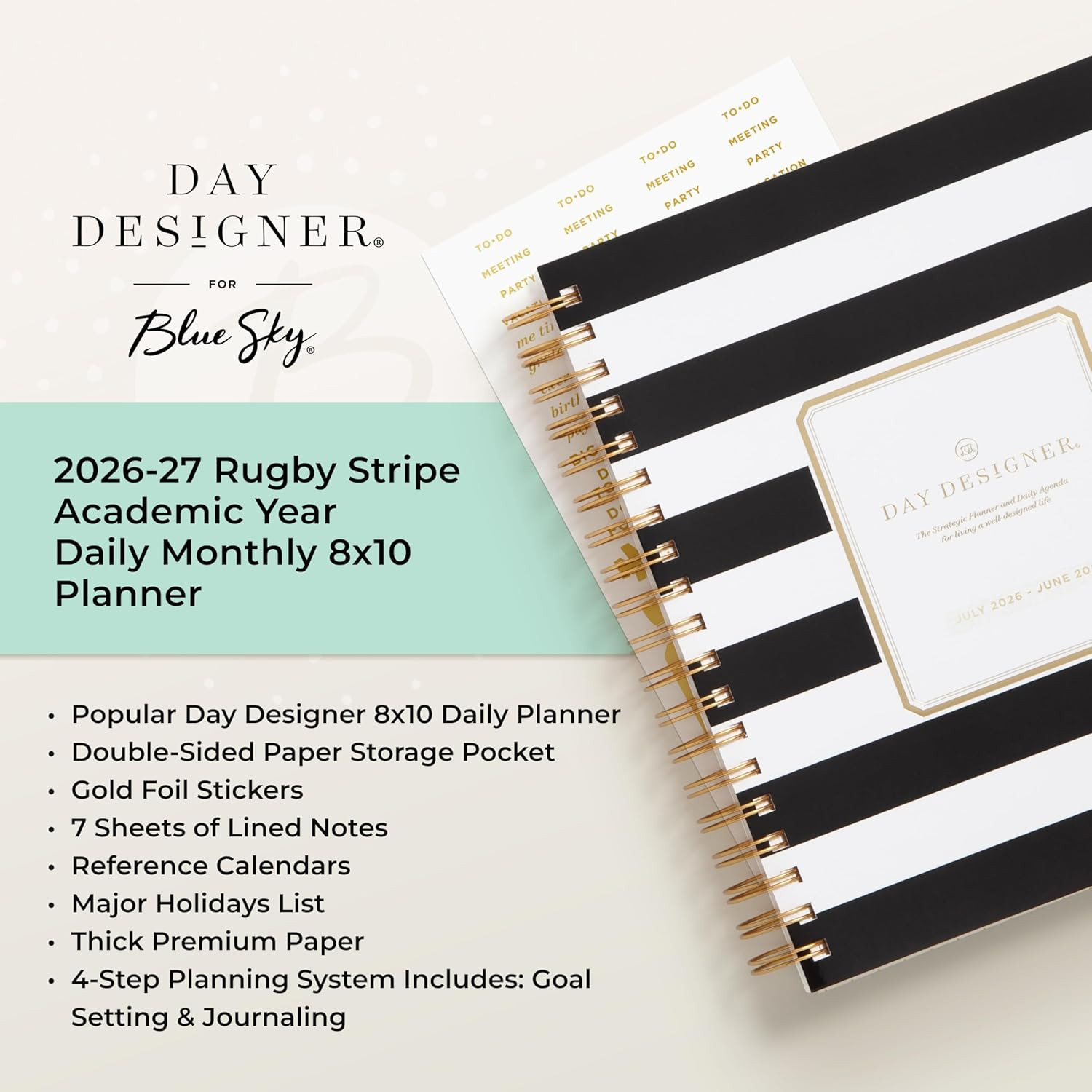 Day Designer 2026-2027 Daily and Monthly Academic Year Planner Calendar, July 20
