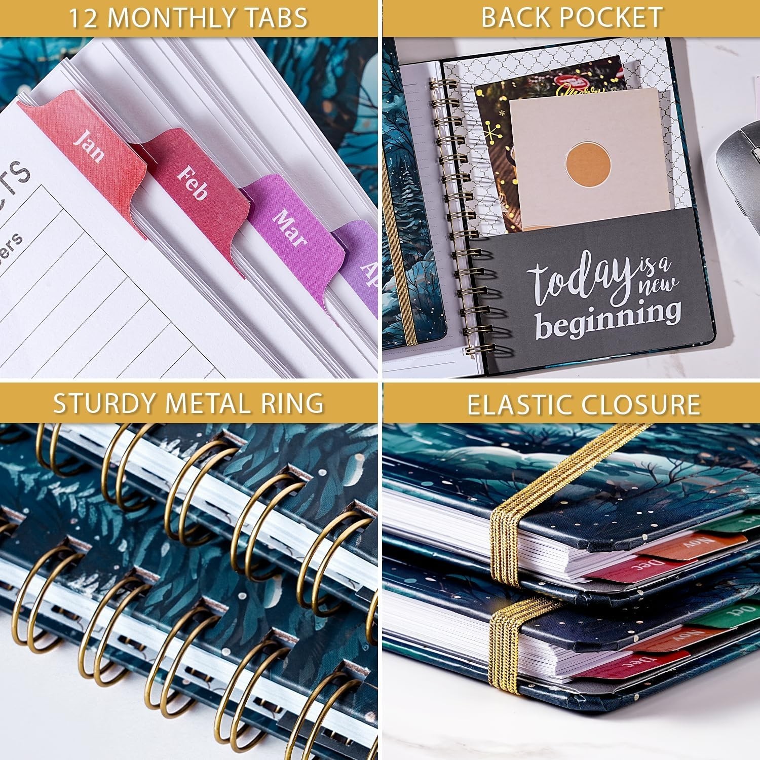 2026 Planner, Weekly and Monthly Calendar Planner, January 2026 – December 2026,