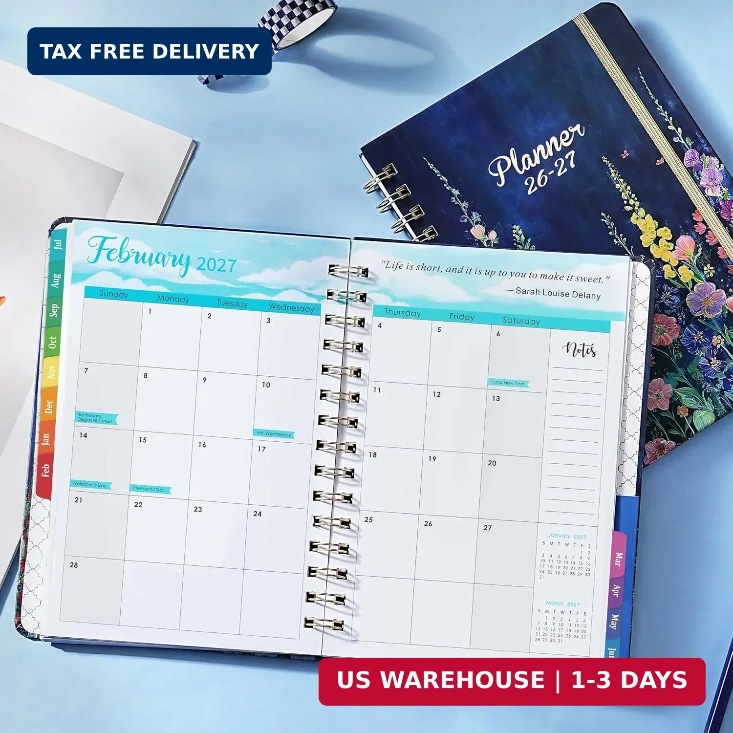 Planner 2026-2027 – 2026-2027 Planner Weekly and Monthly from July 2026 to June