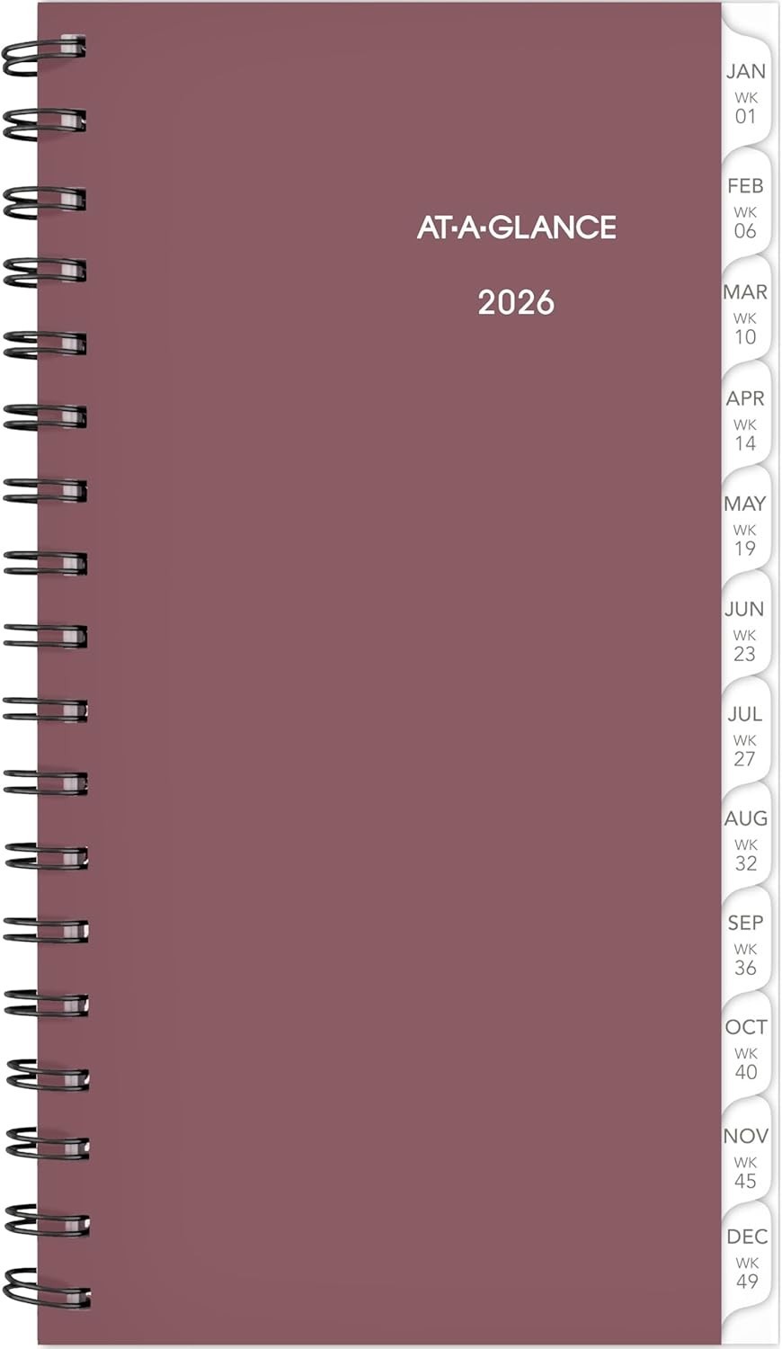 AT-A-GLANCE 2026 Planner Refill, Weekly, 3-1/4″ x 6-1/2″, Portable Size 2 (06…