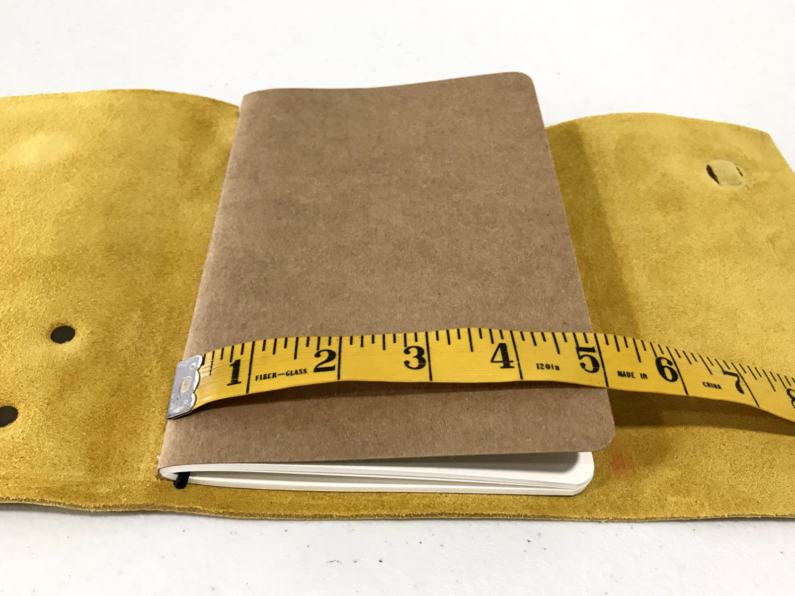 Portland Leather Goods Yellow Journal Notebook As Is READ