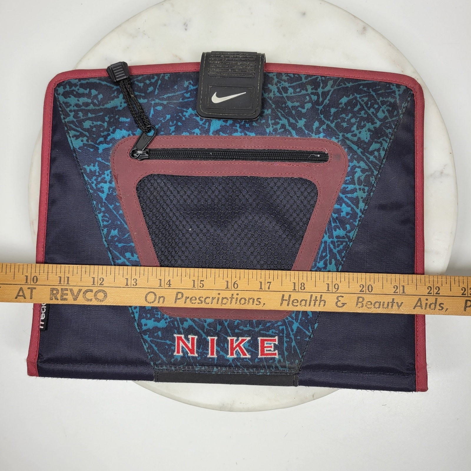 VTG Nike Trapper Keeper Binder Cover Black 1996 Mead Planner Organizer Retro
