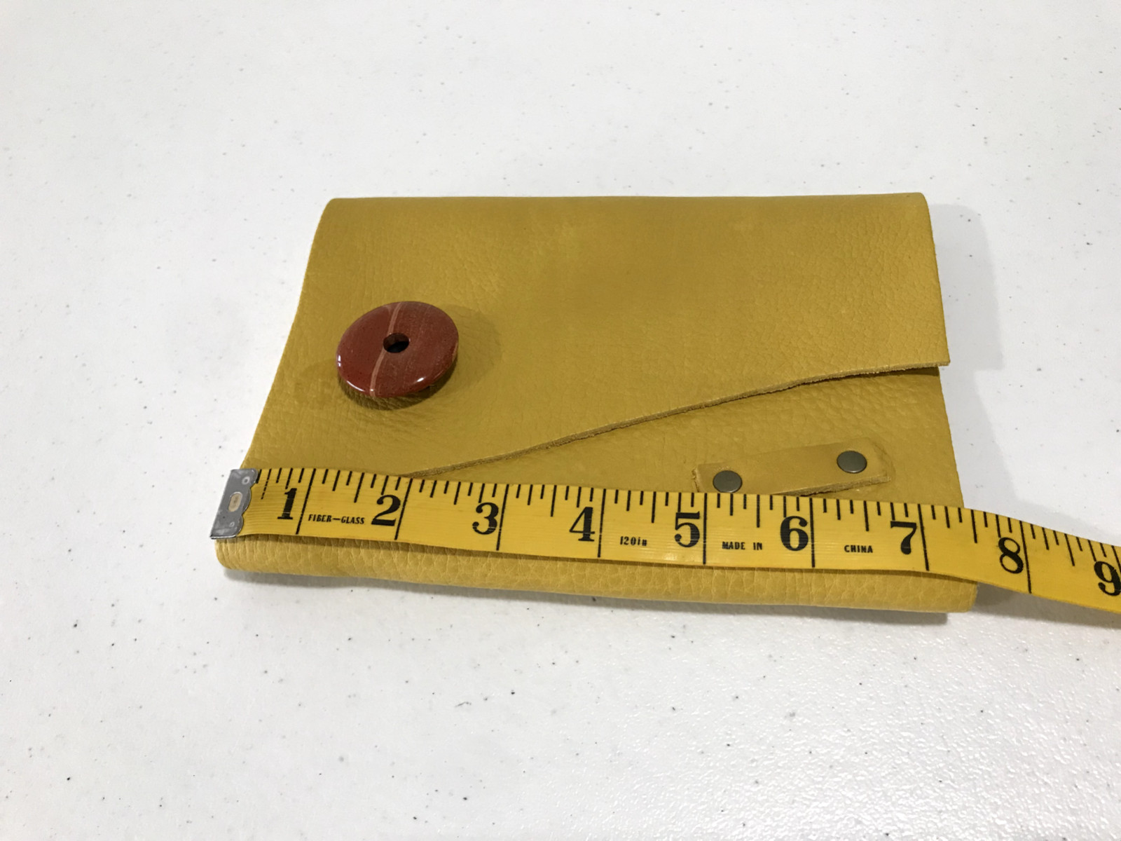 Portland Leather Goods Yellow Journal Notebook As Is READ