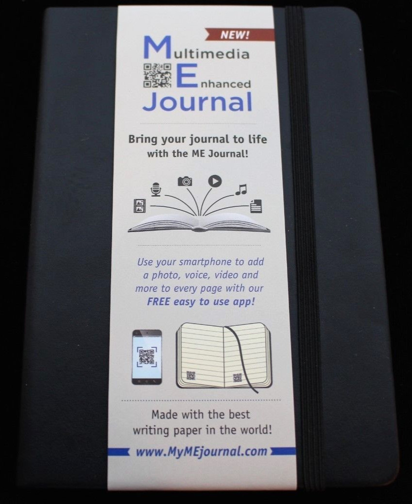 Quo Vadis Multimedia Enhanced ME Journal 4 X 6 Lined Black