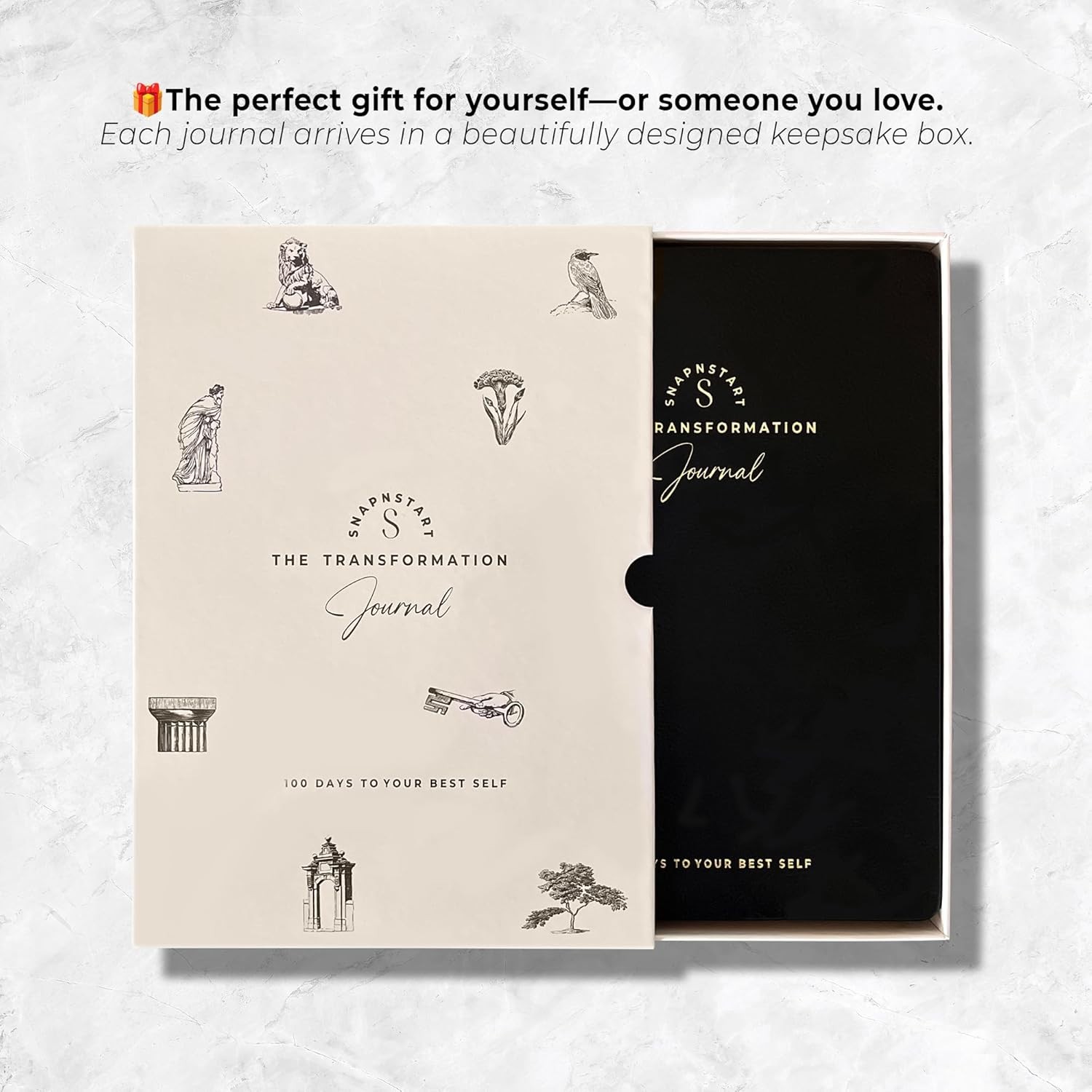 Transformation Journal – 100-Day Guided | Daily Prompts for Black