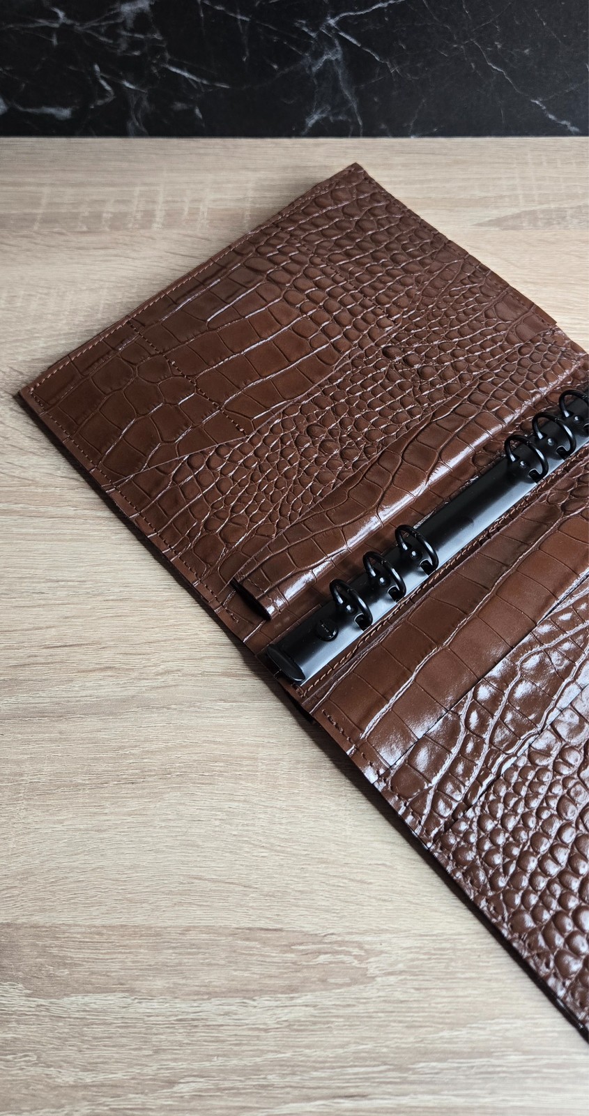 Brown Leather Cover planner A5 – Oops Shop just cover with binder