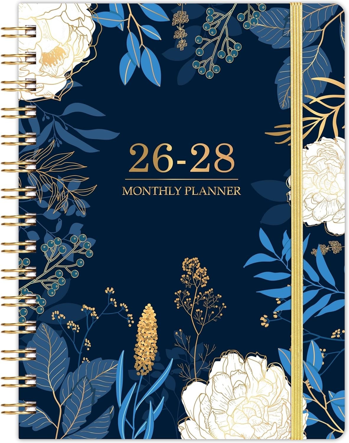 Durable 3- Planner: 6.3″ x 8.4″ Calendar with Inner Pocket & Closure