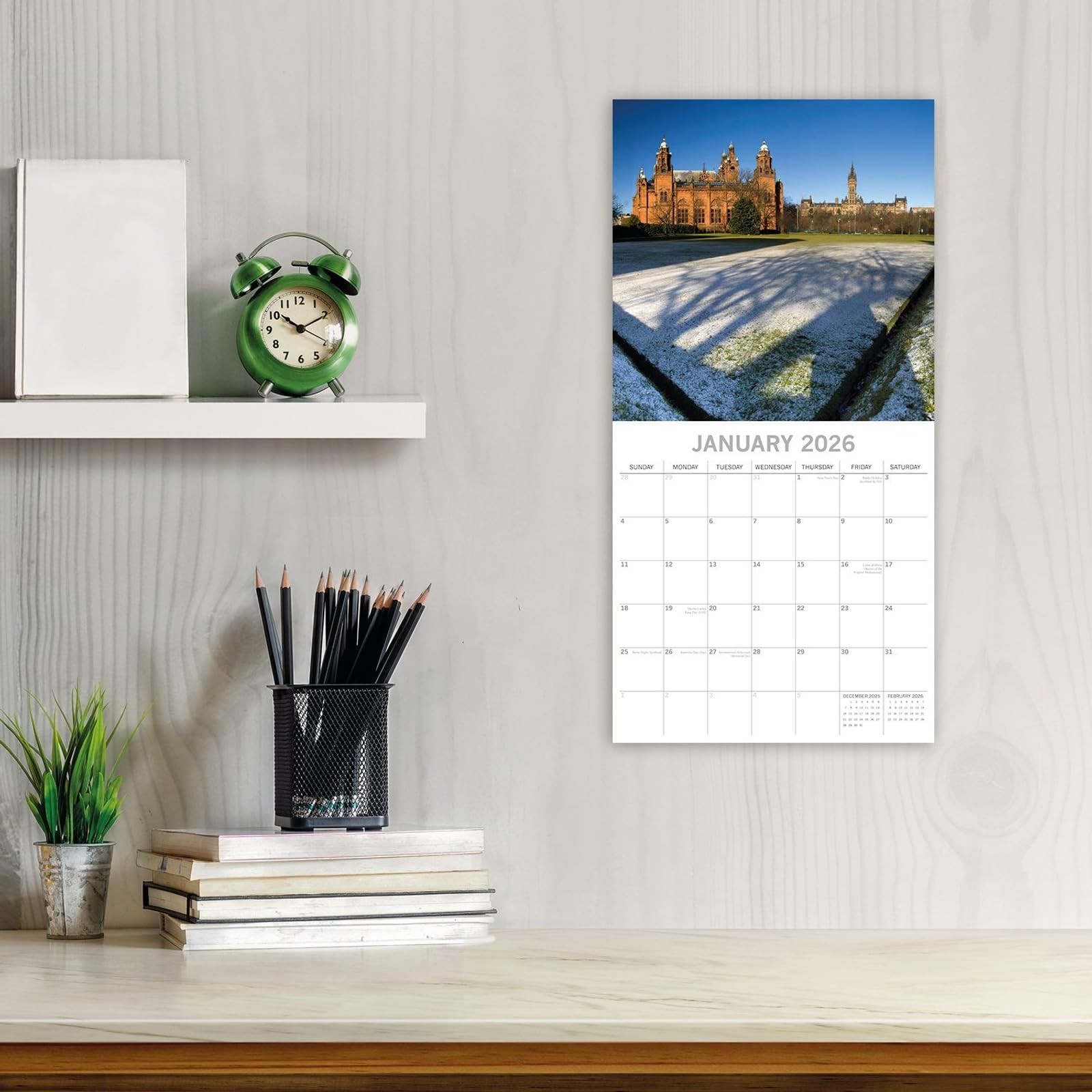 The Gifted Stationery 2026 Square Wall Calendar – 16-Month Planner with…