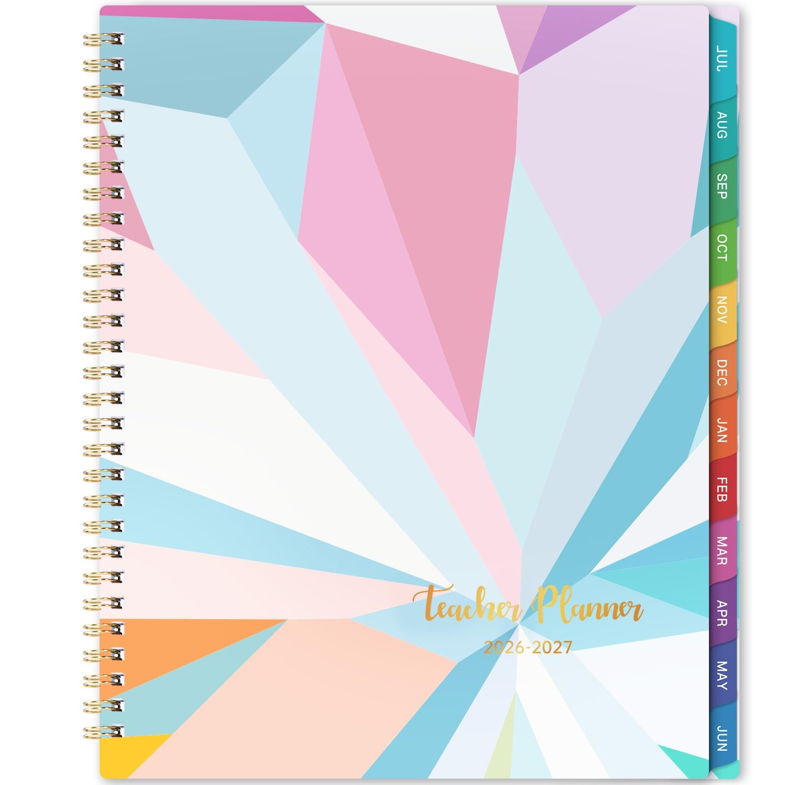 Teacher Planner 2026-2027 – Lesson 9″ x 11″, Blue and Purple
