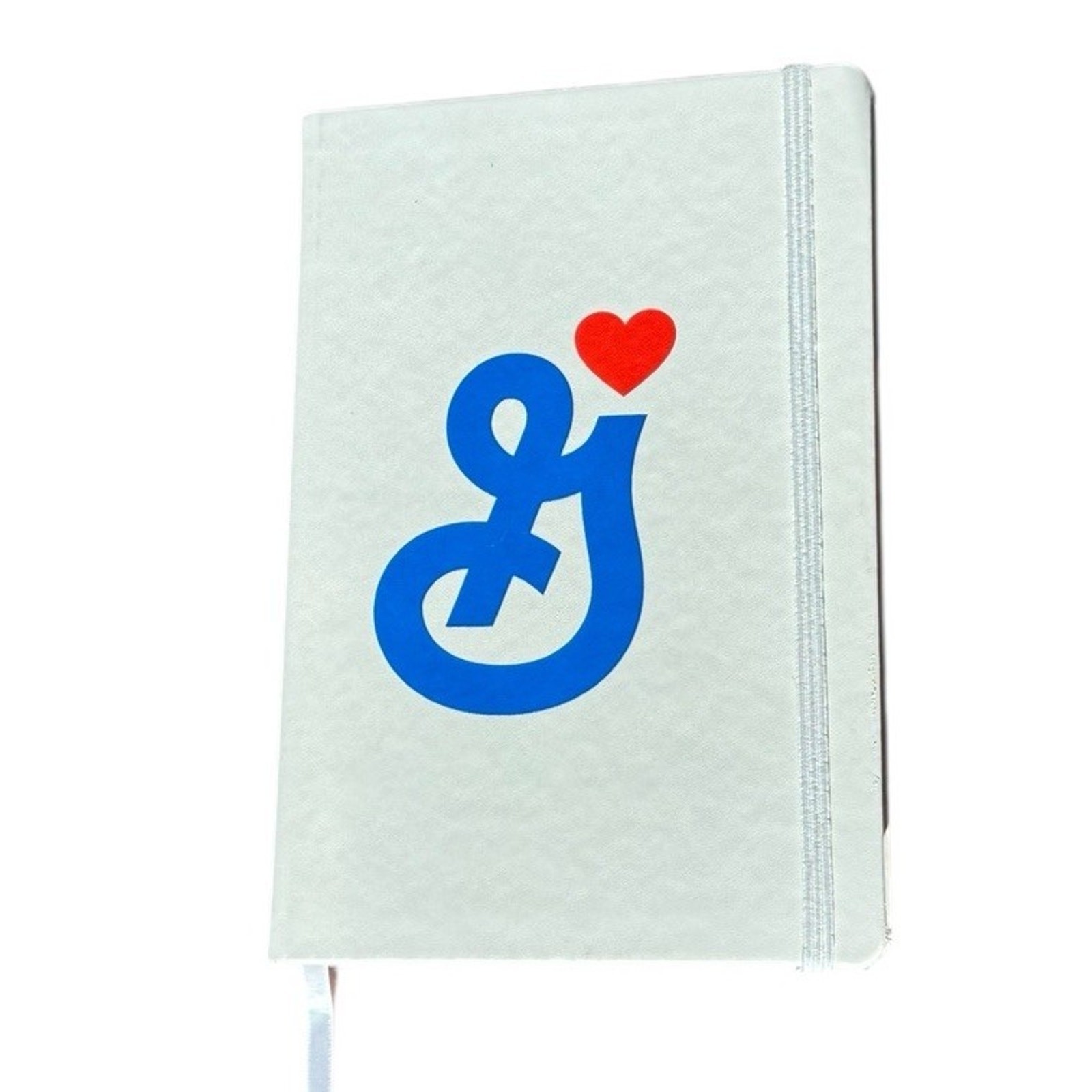 General Mills Branded Notebook Journal Logo Heart Elastic Closure Mostly Full