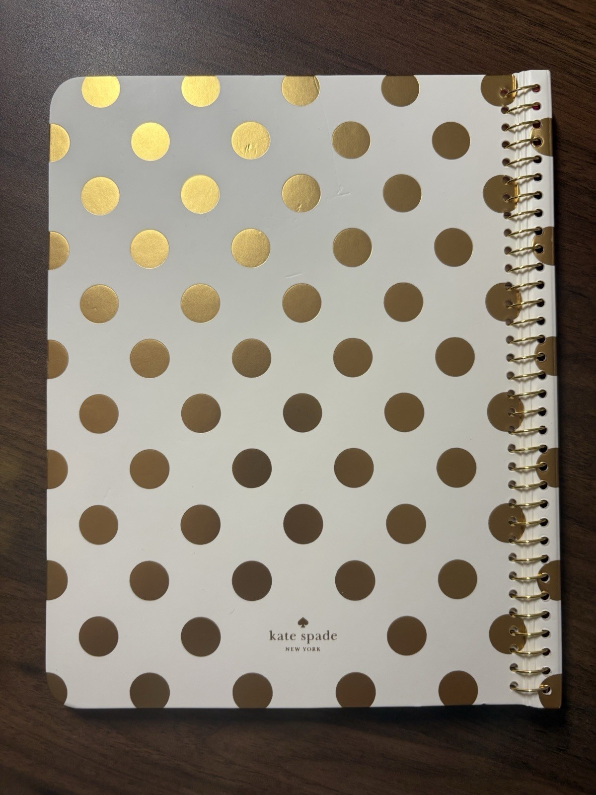 Kate Spade Polka Dot Notebook w/Two Matching Polka Dot Pens – nwot