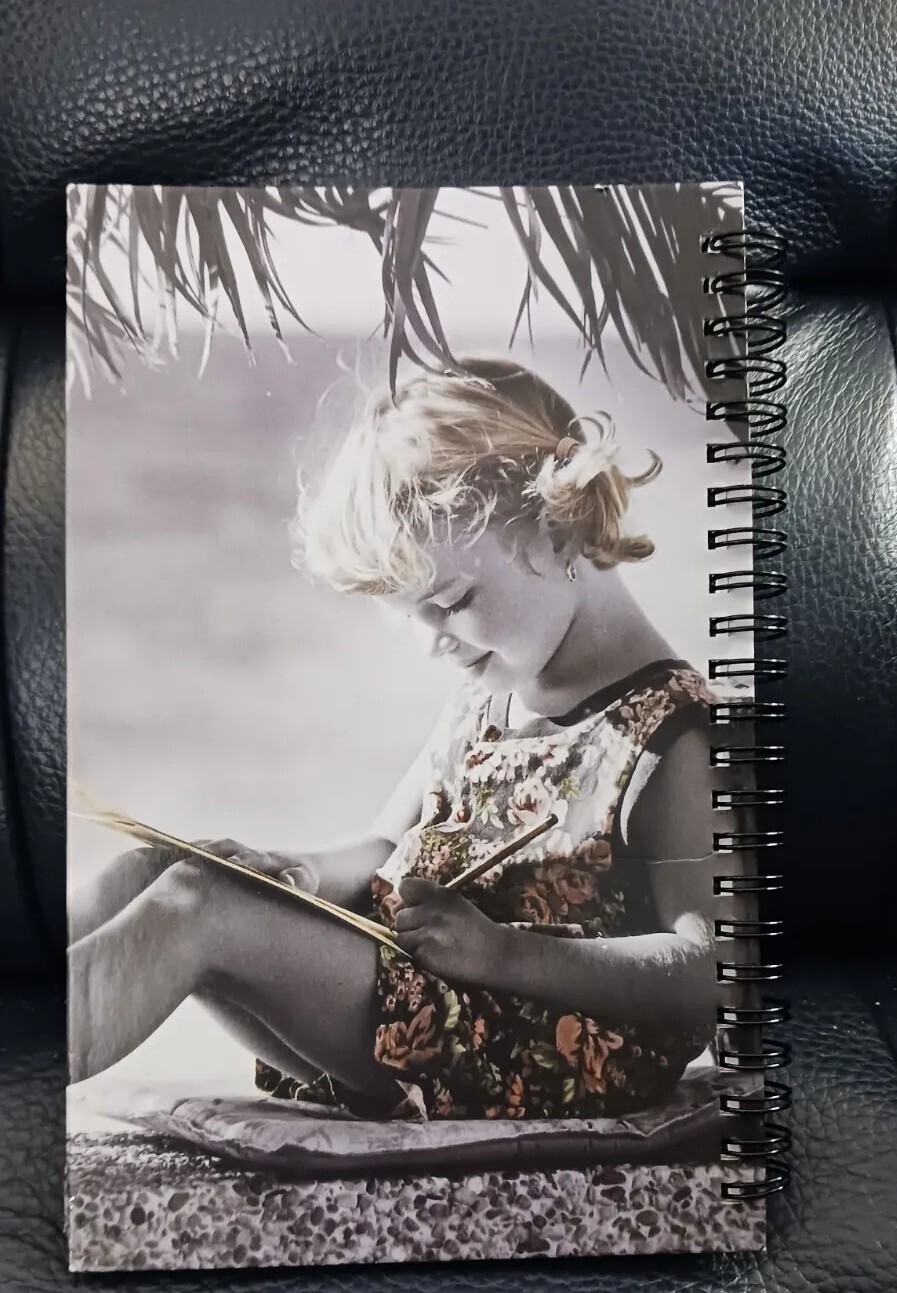 Hardback Journal 5.5 X 8.5, 38 Pages, Spiral Bound